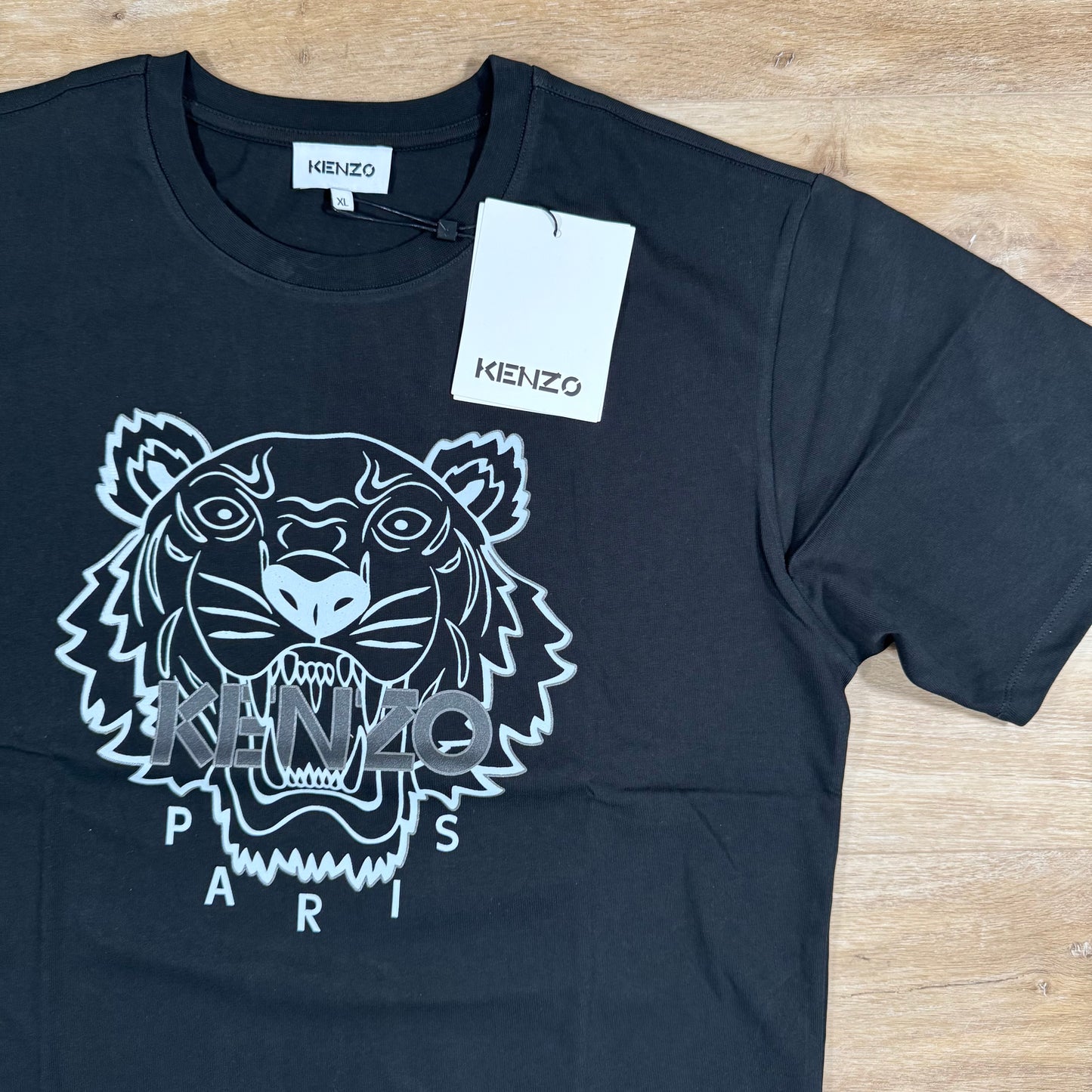 Kenzo Tiger Print T-Shirt in Black