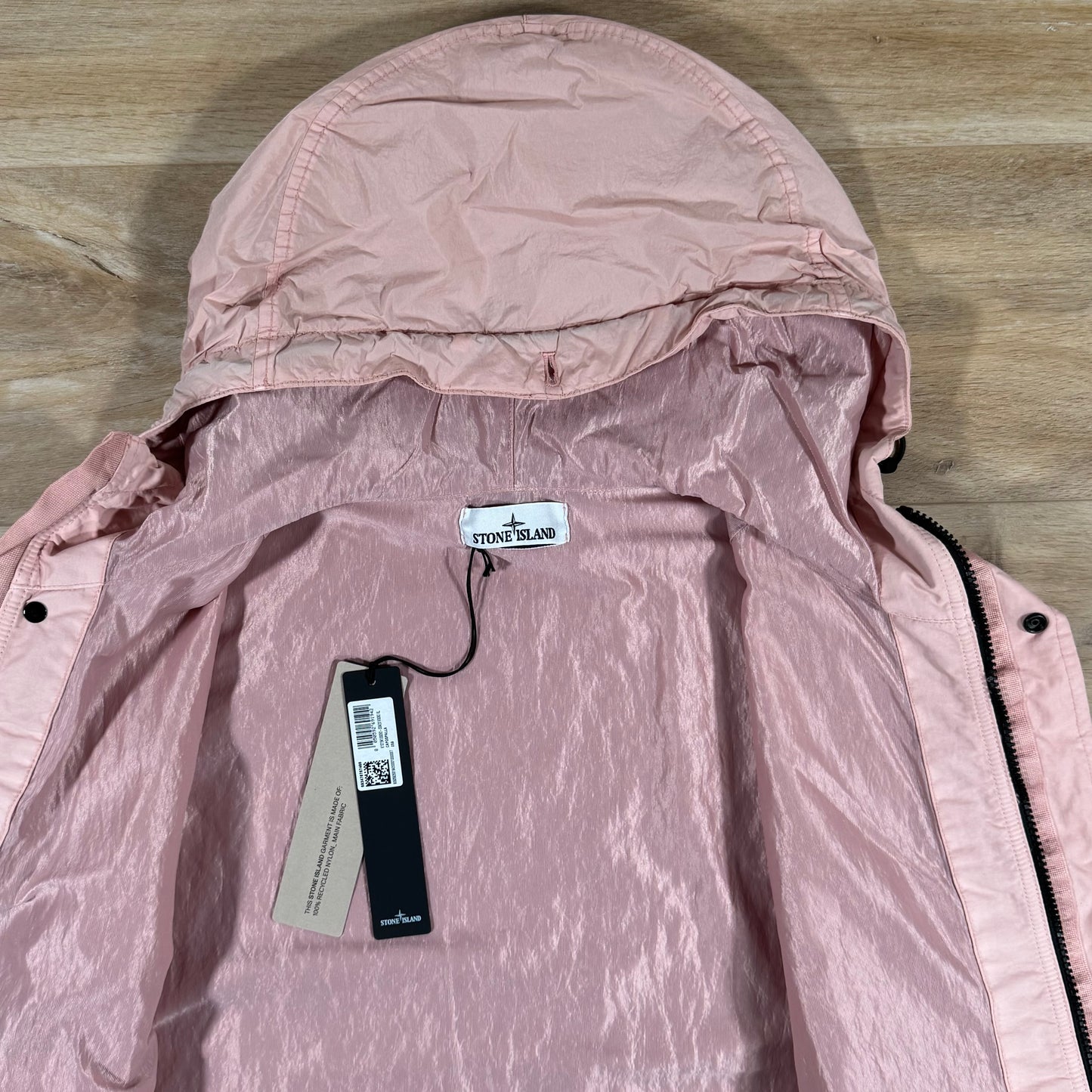 Stone Island Crinkle Reps R-NY Jacket in Antique Rose