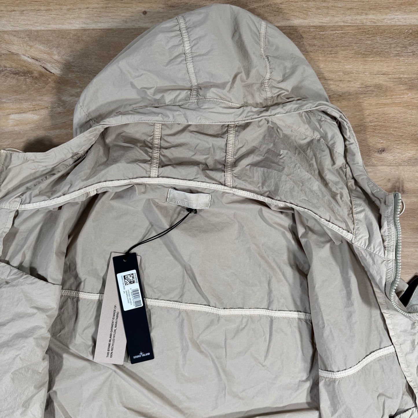 Stone Island Nylon Smerigliato Ghost Jacket in Beige