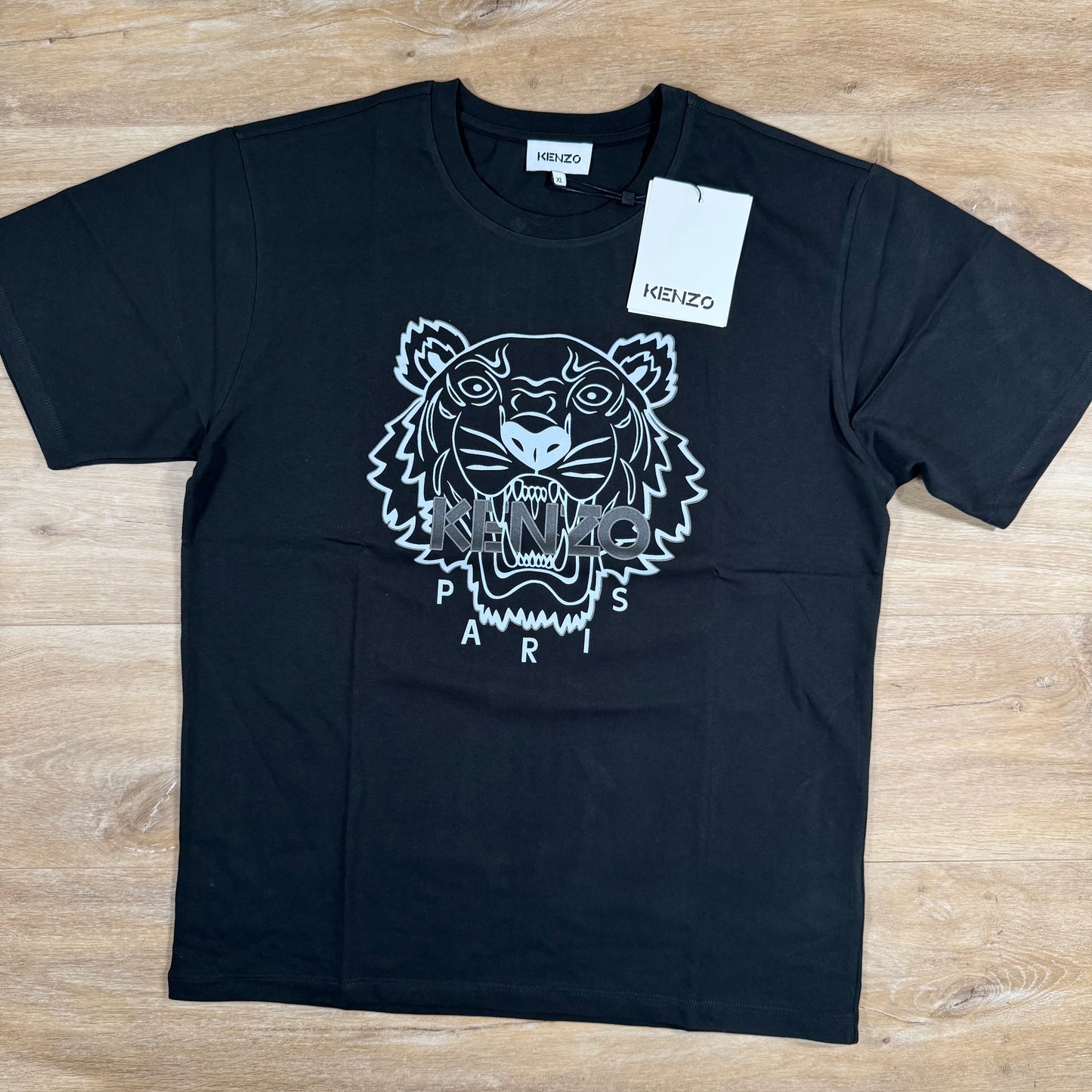 Kenzo Tiger Print T-Shirt in Black
