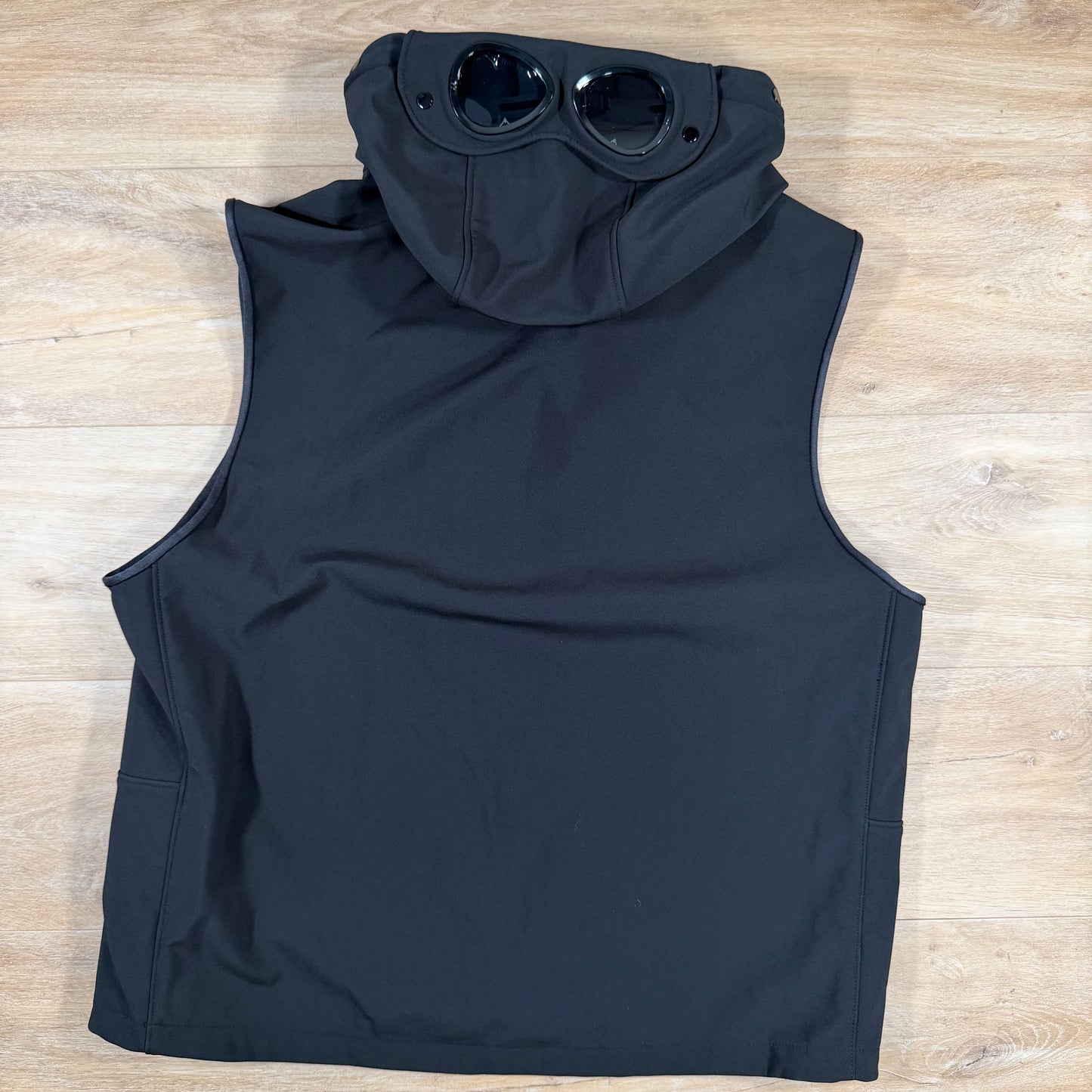 C.P. Company Shell-R Goggle Gilet in Black