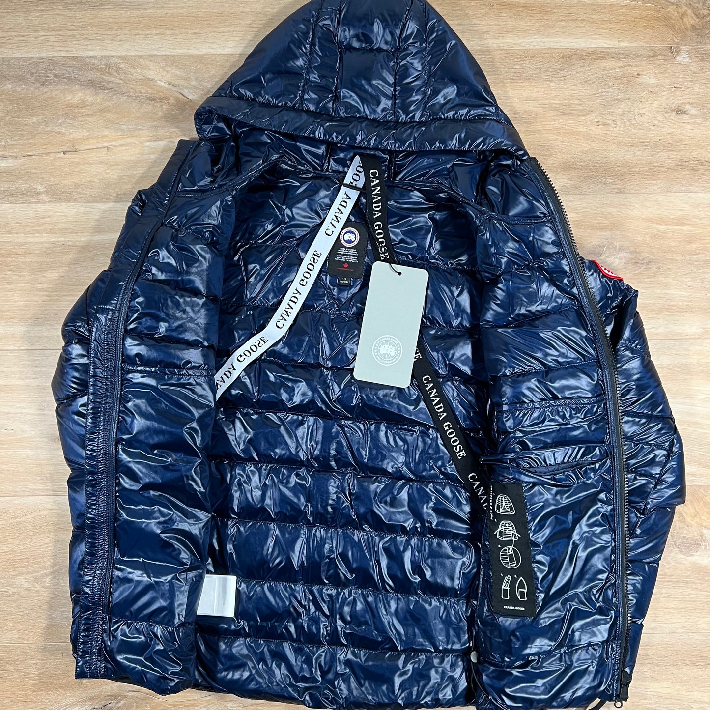 Canada Goose Crofton Down Hoody in Navy