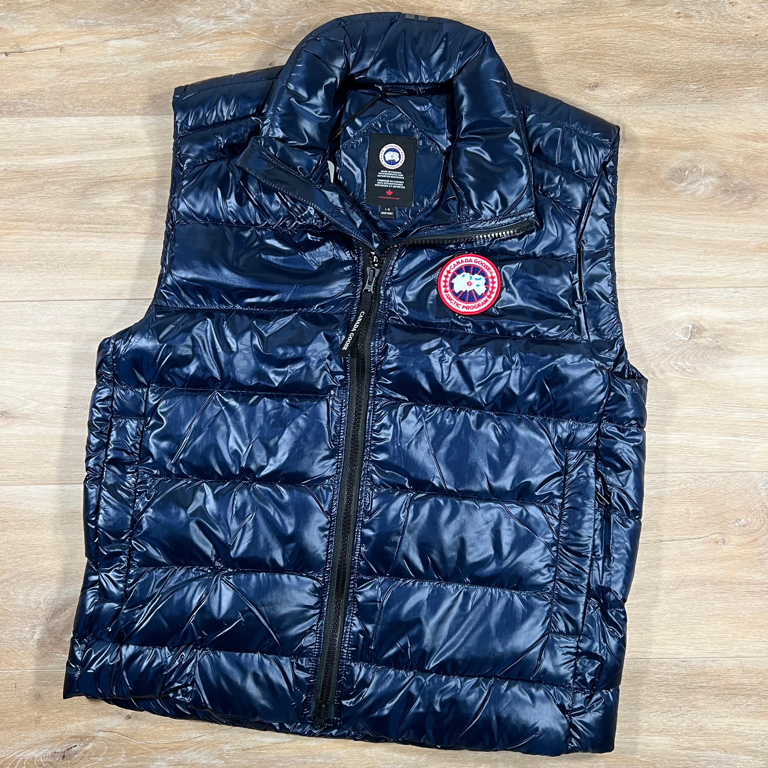 Canada goose navy clearance gilet