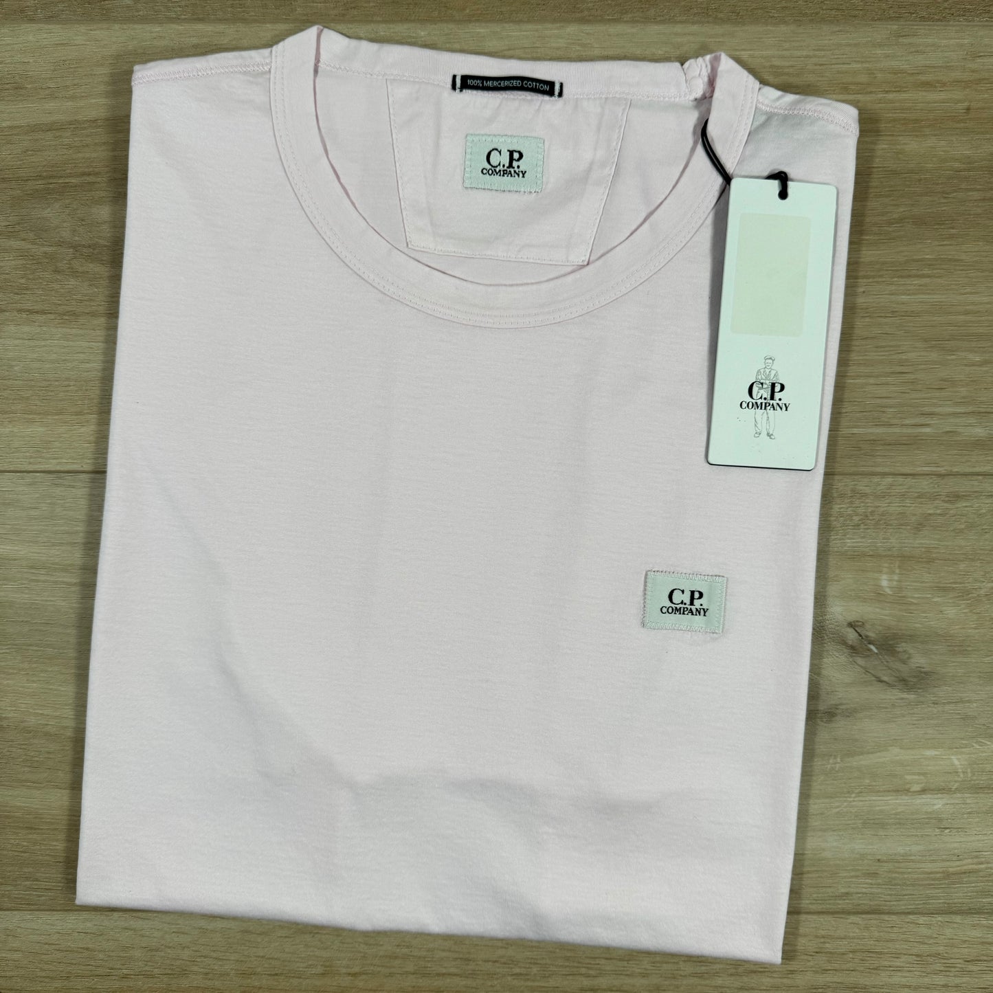 C.P. Company Cotton Logo T-Shirt in Pink