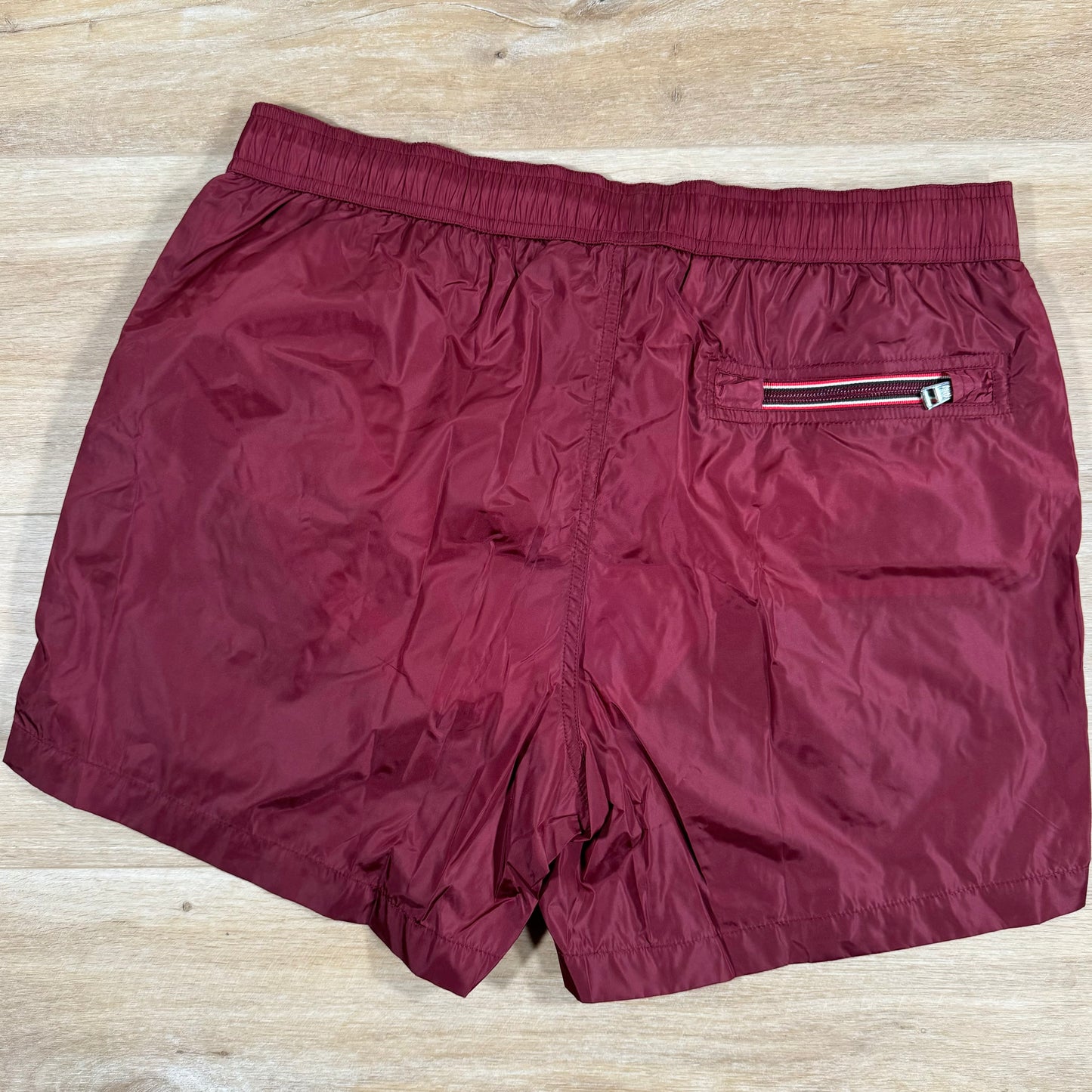 Moncler Swim Shorts in Burgundy