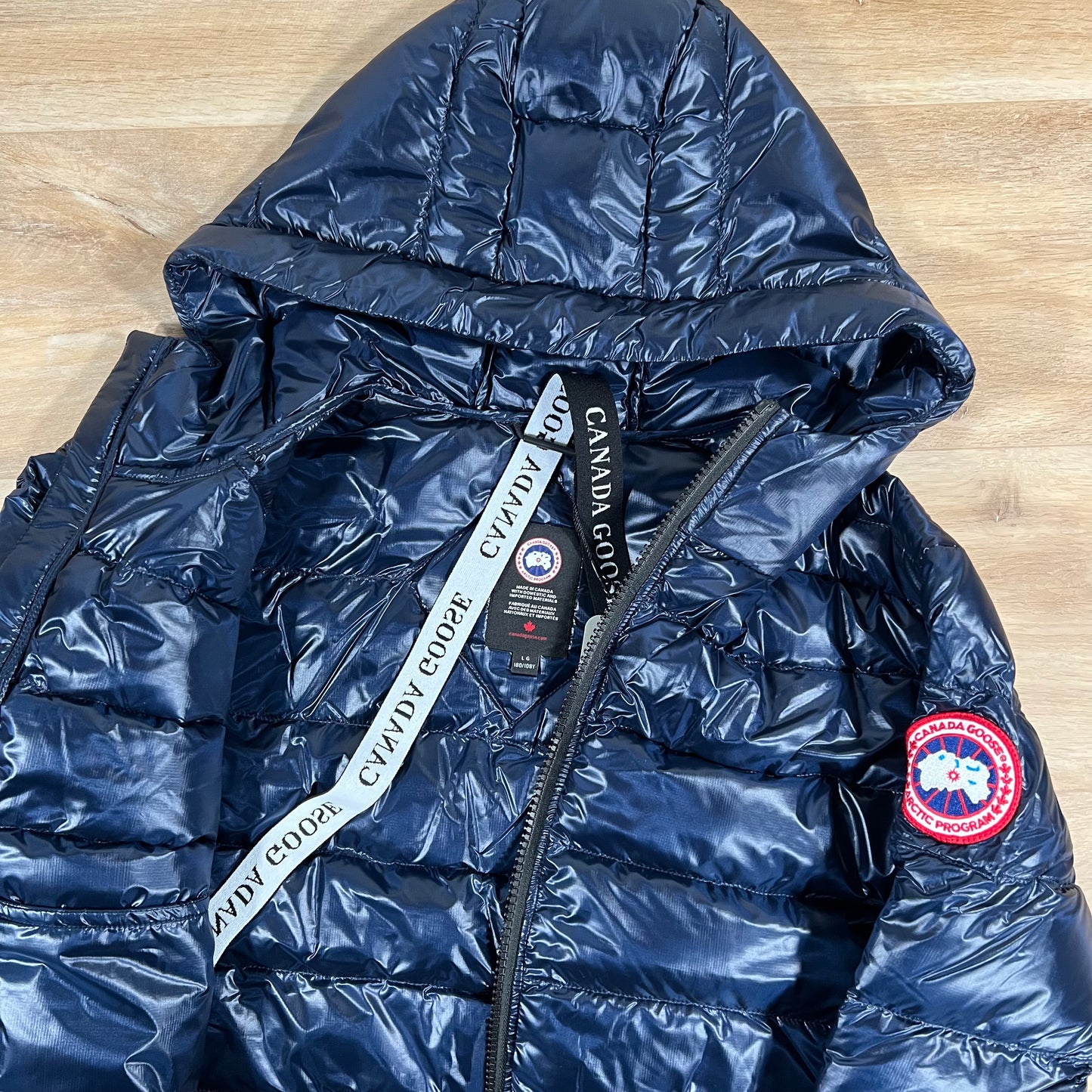Canada Goose Crofton Down Hoody in Navy