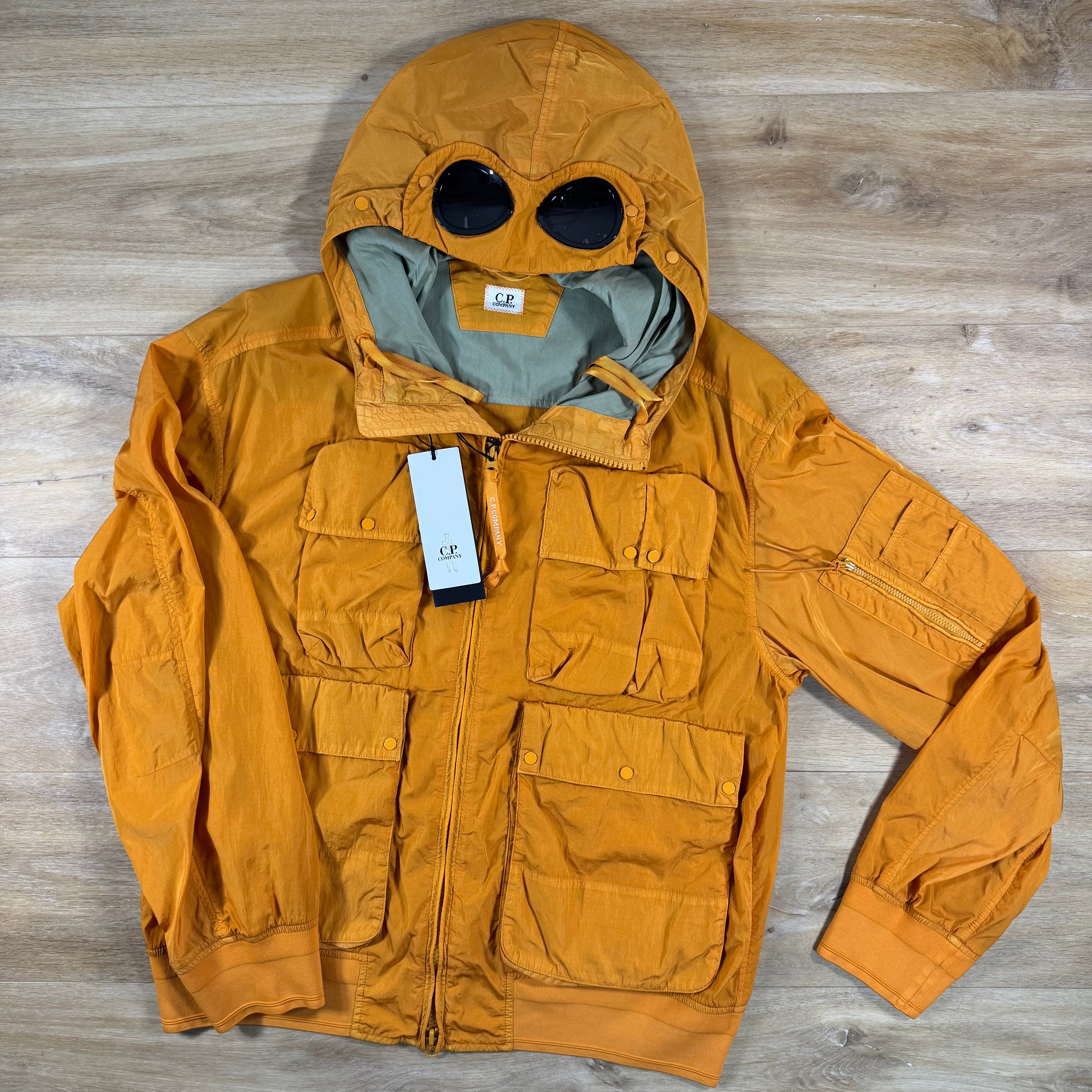 C.P. Company Chrome-R Goggle Jacket in Desert Sun - Orange – Label