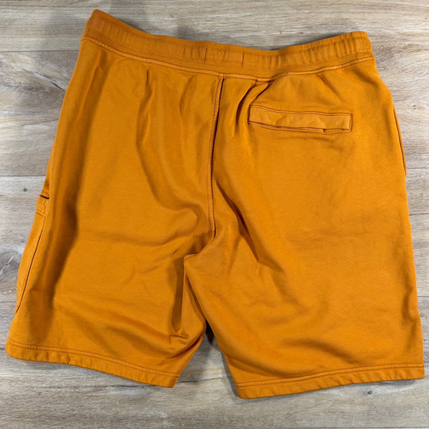 Stone Island Fleece Bermuda Shorts in Tangerine