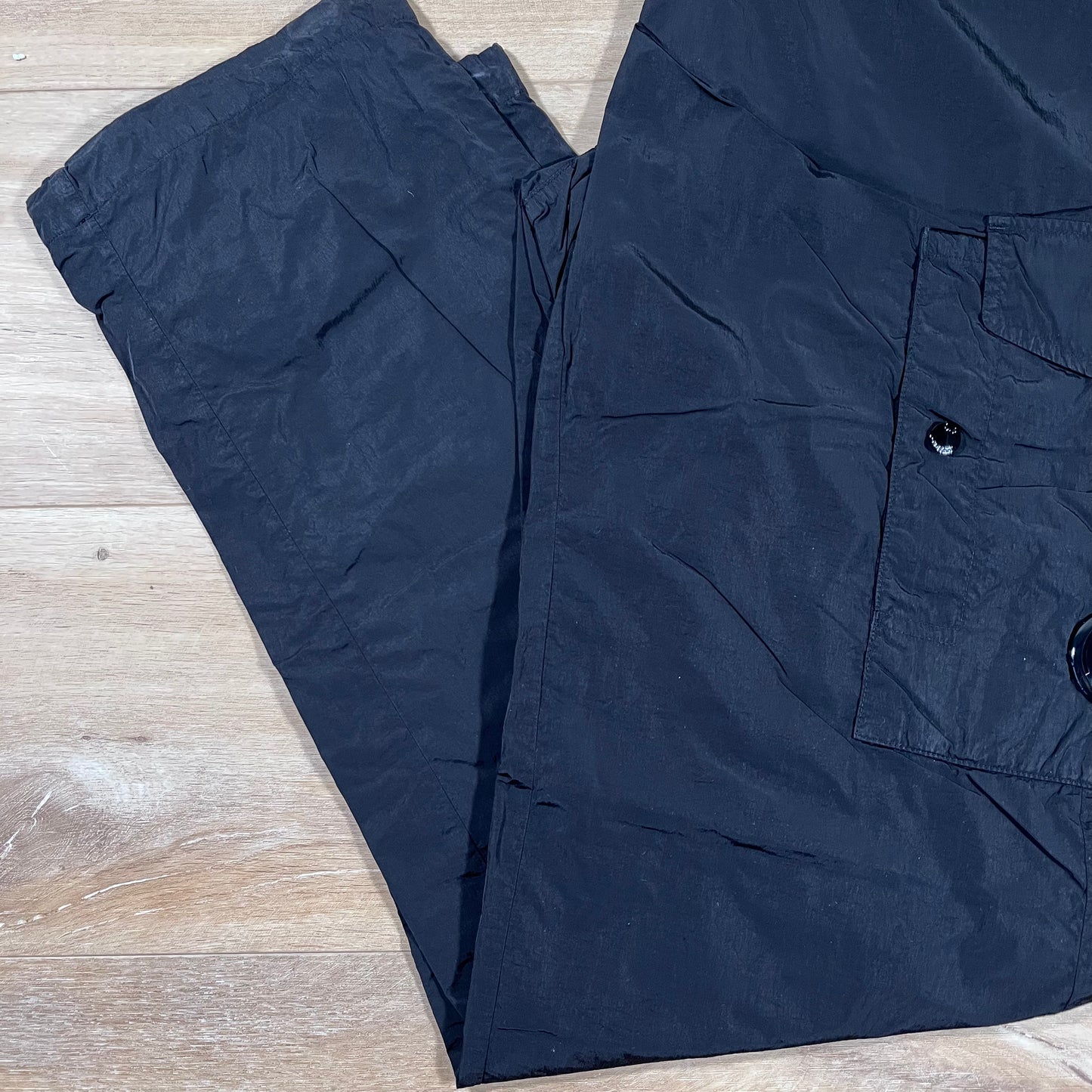 C.P. Company Chrome-R Lens Cargo Pants in Black