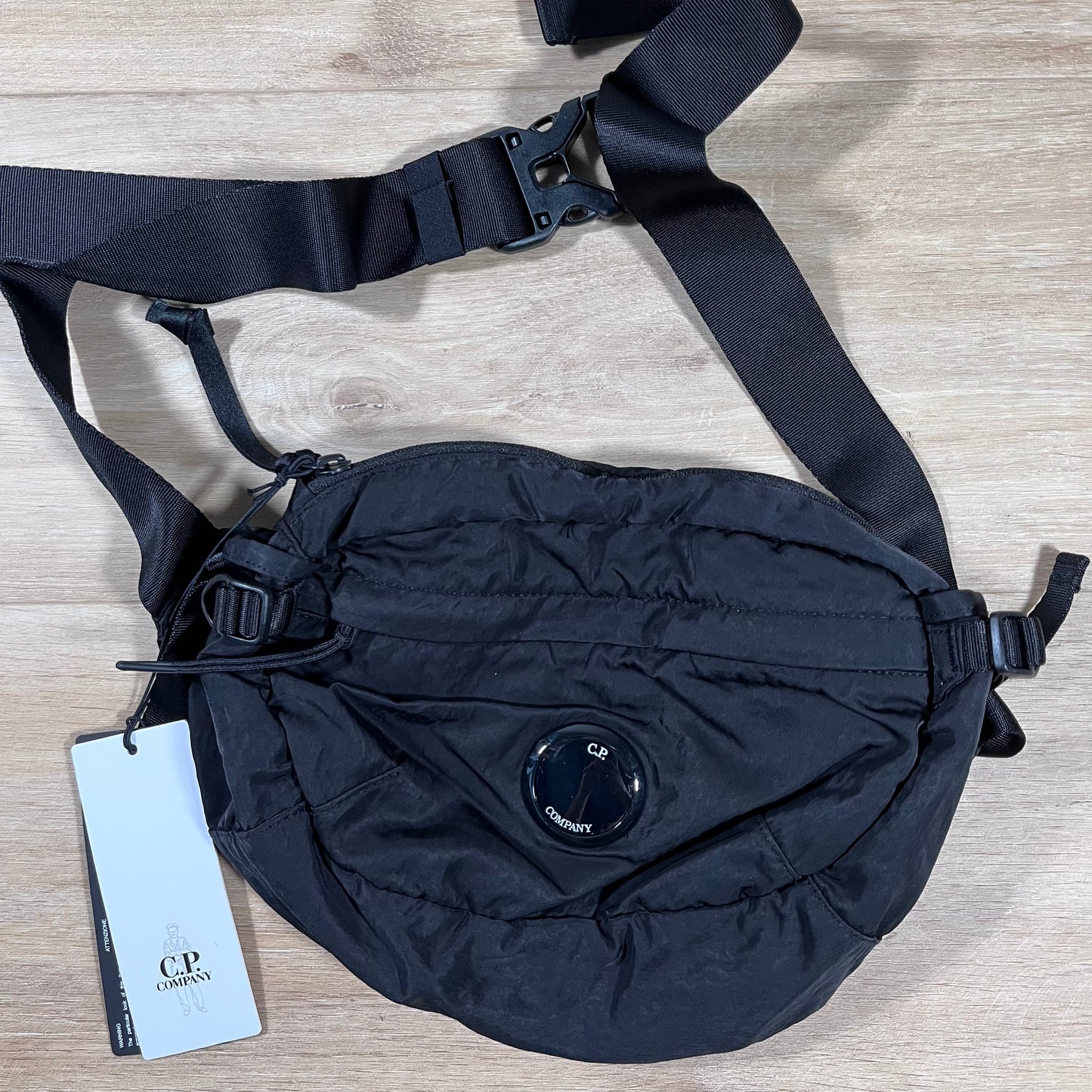 C.P. Company Nylon B Crossbody Bag in Black