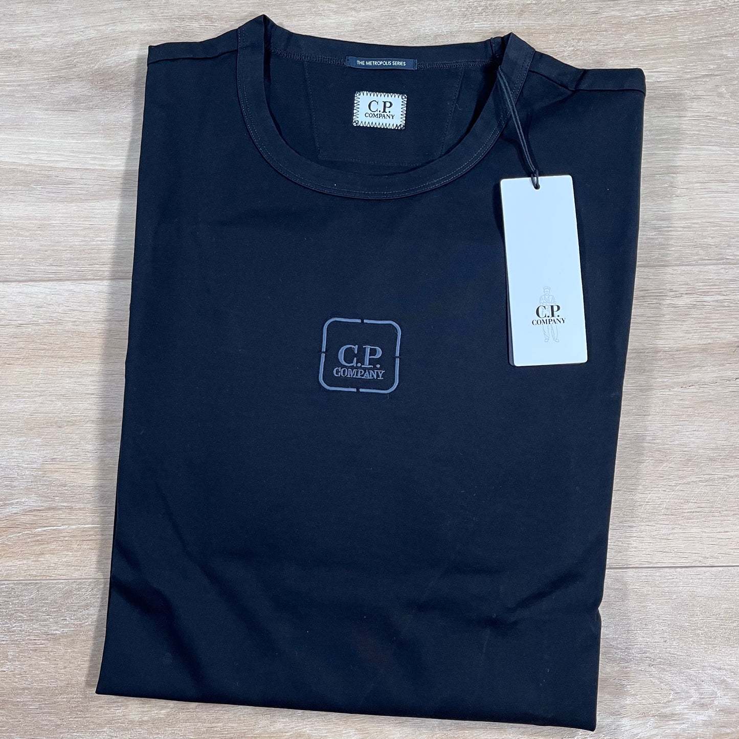 C.P. Company Metropolis Long Sleeved T-Shirt in Black