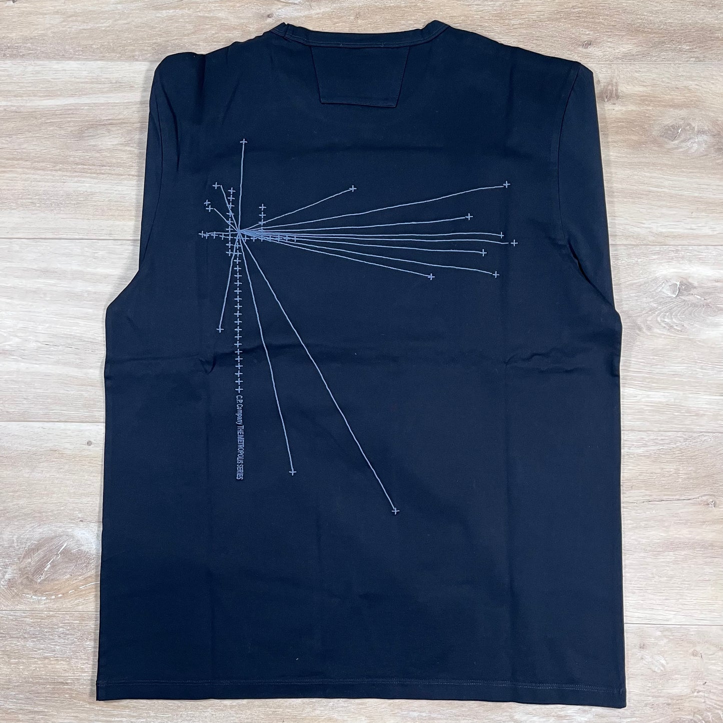 C.P. Company Metropolis Long Sleeved T-Shirt in Black