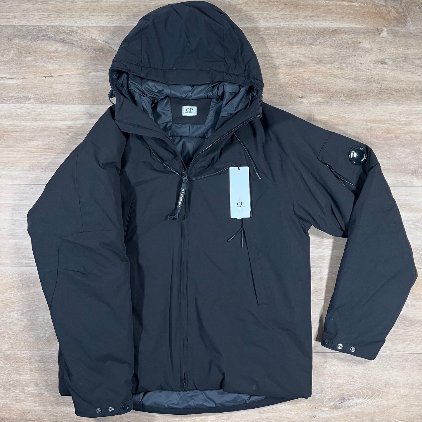 C.P. Company Pro-Tek Padded Lens Jacket in Black