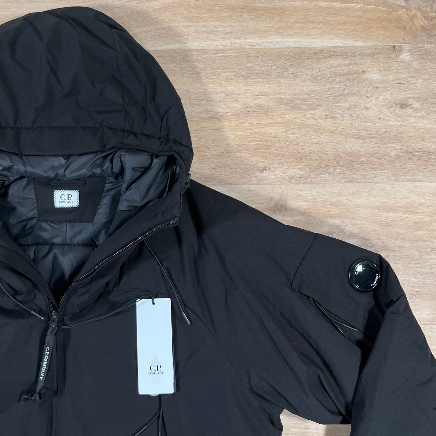 C.P. Company Pro-Tek Padded Lens Jacket in Black
