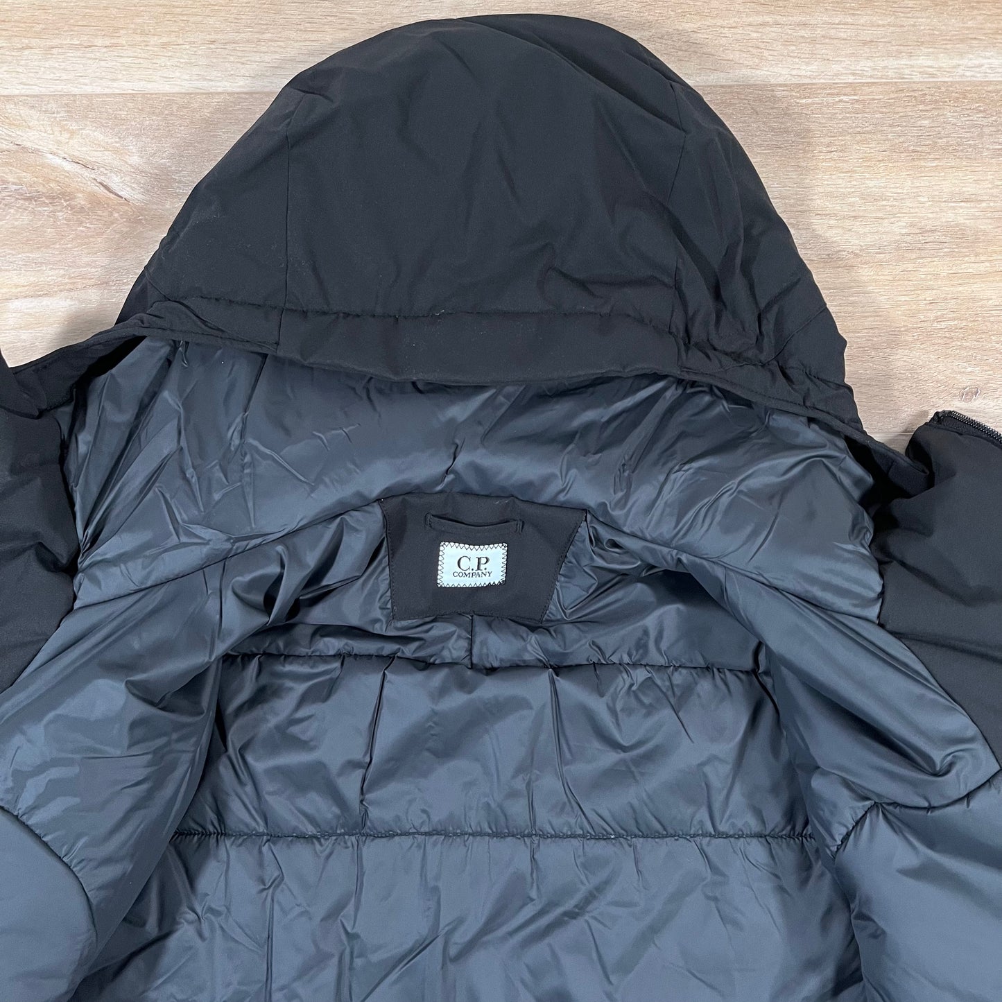 C.P. Company Pro-Tek Padded Lens Jacket in Black