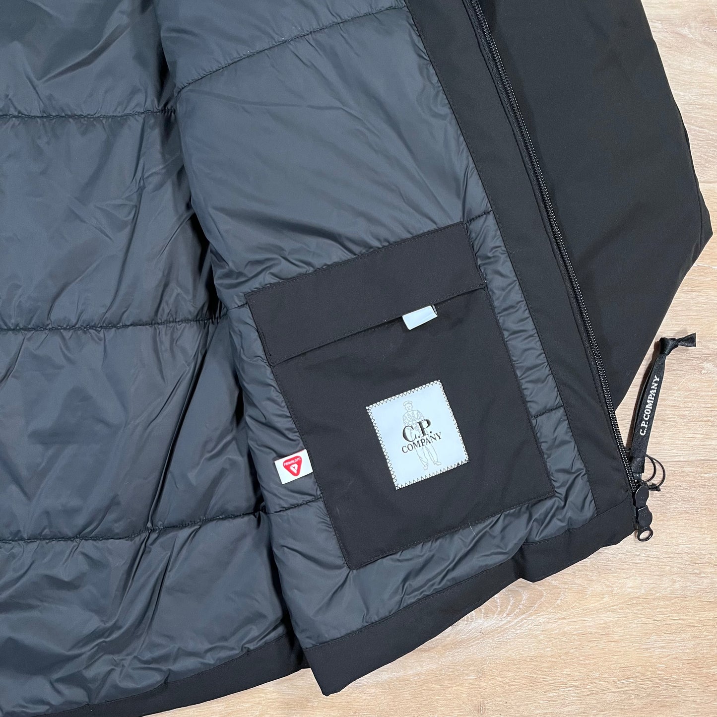 C.P. Company Pro-Tek Padded Lens Jacket in Black