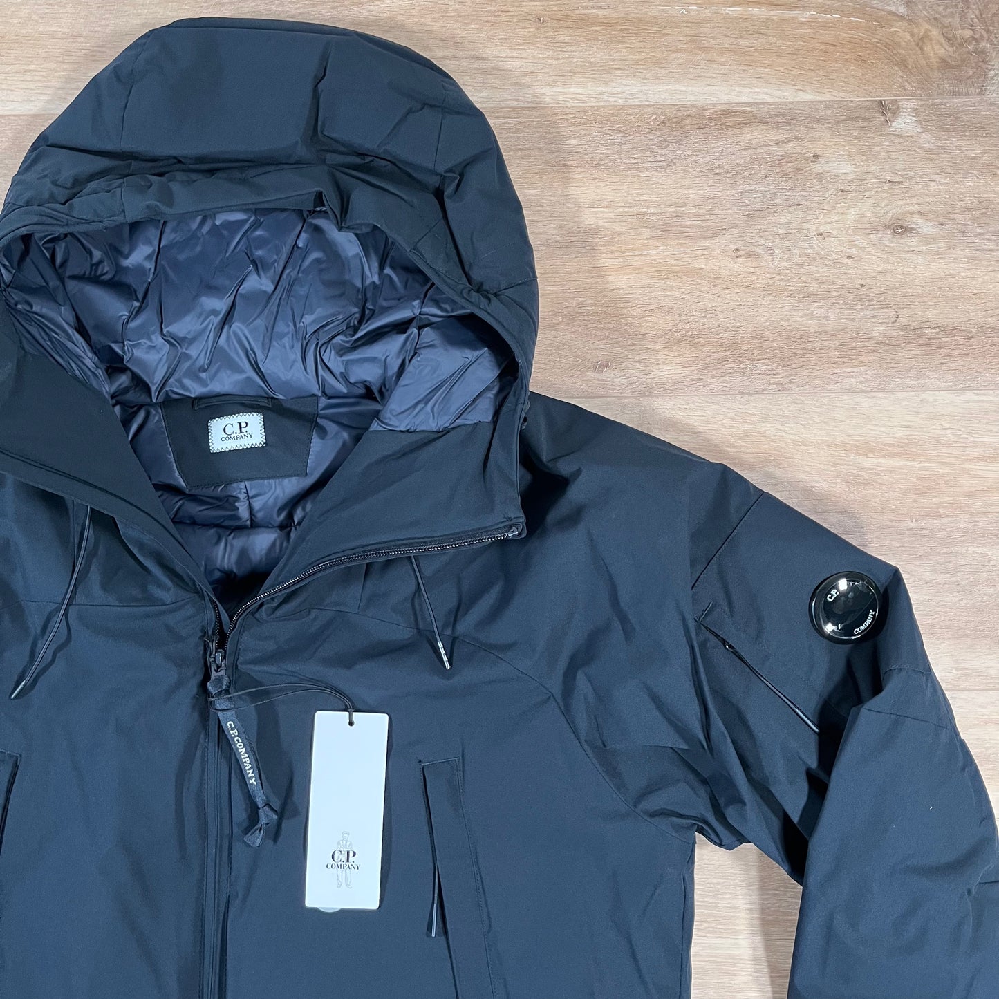 C.P. Company Pro-Tek Padded Lens Jacket in Navy