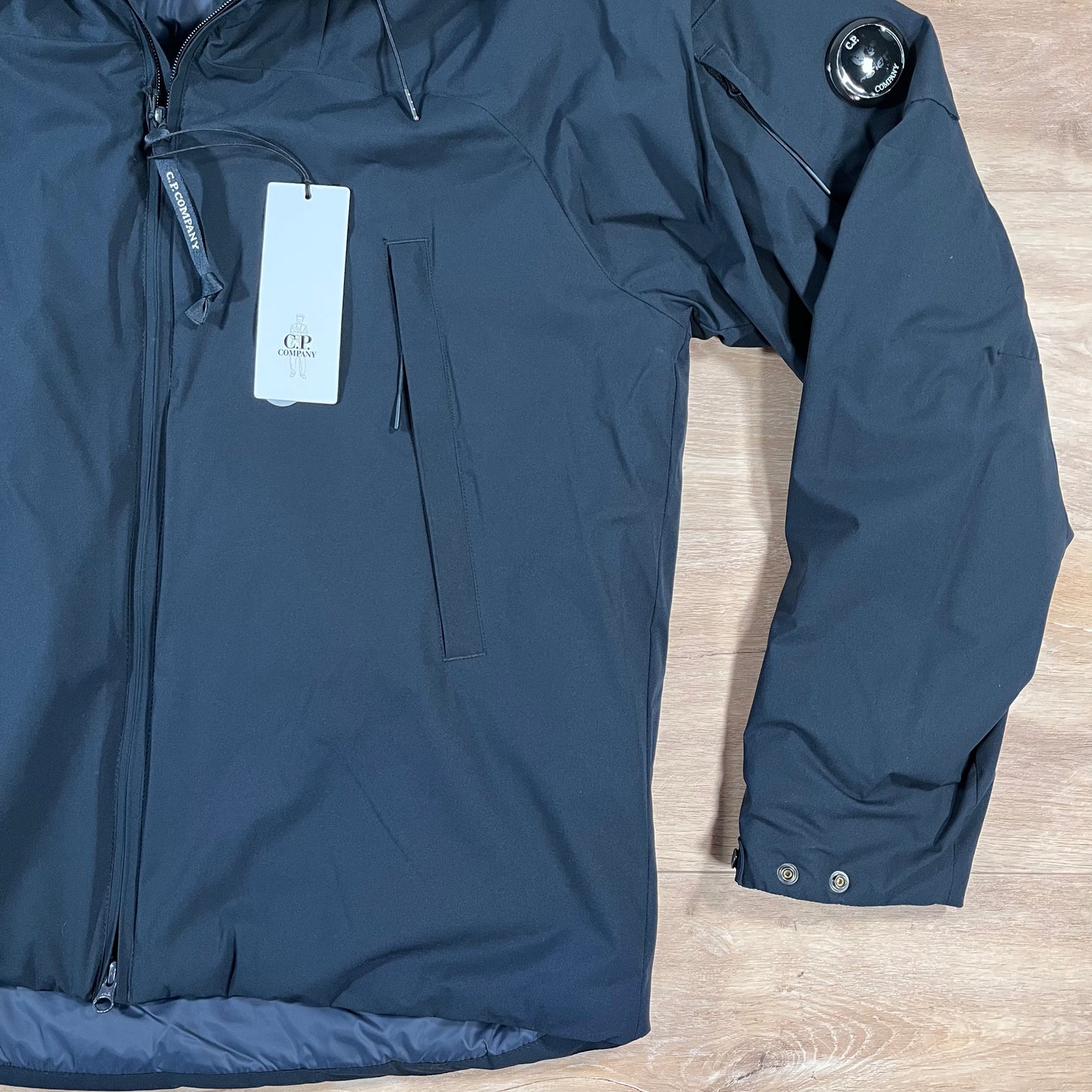 C.P. Company Pro-Tek Padded Lens Jacket in Navy