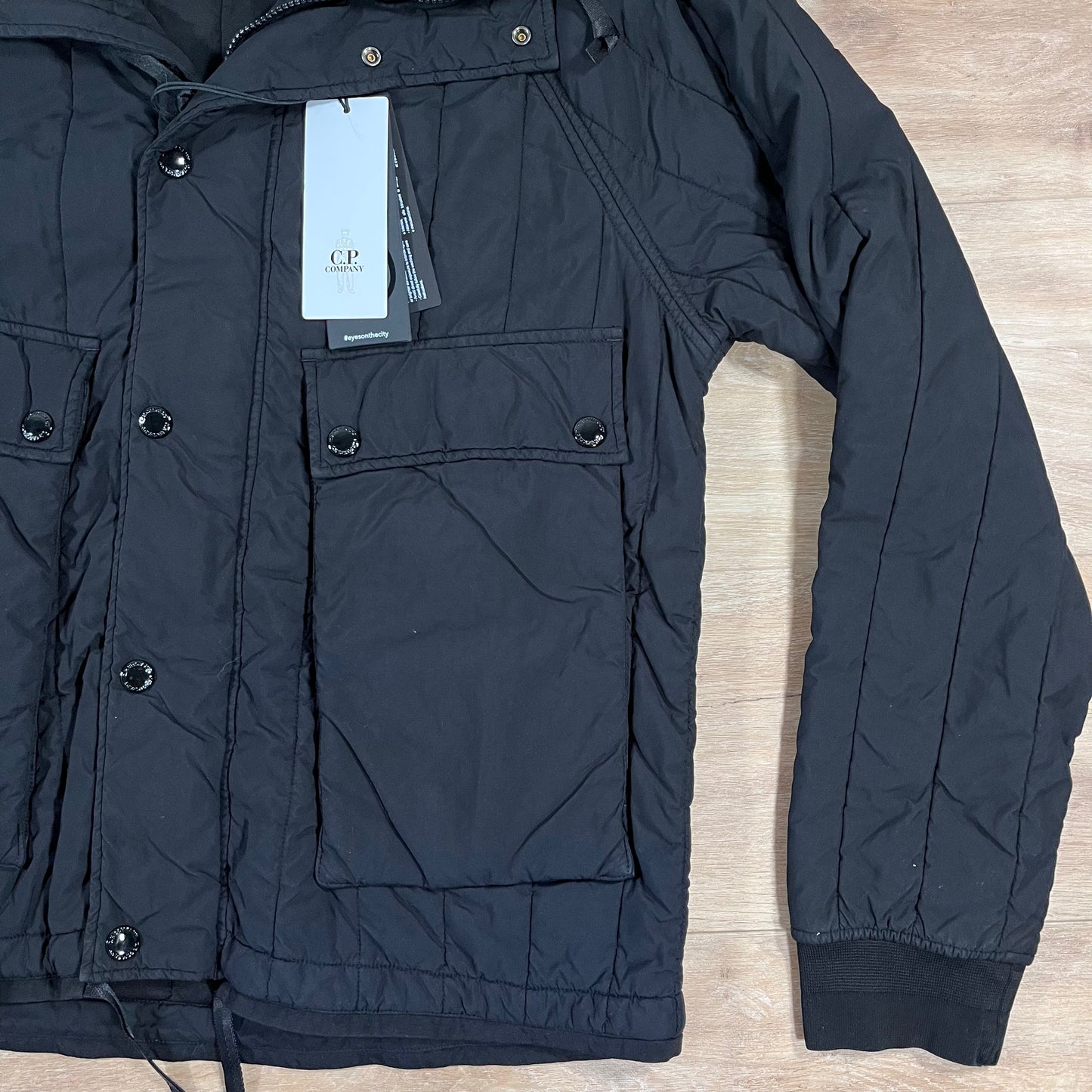C.P. Company GD Liner Goggle Jacket in Black