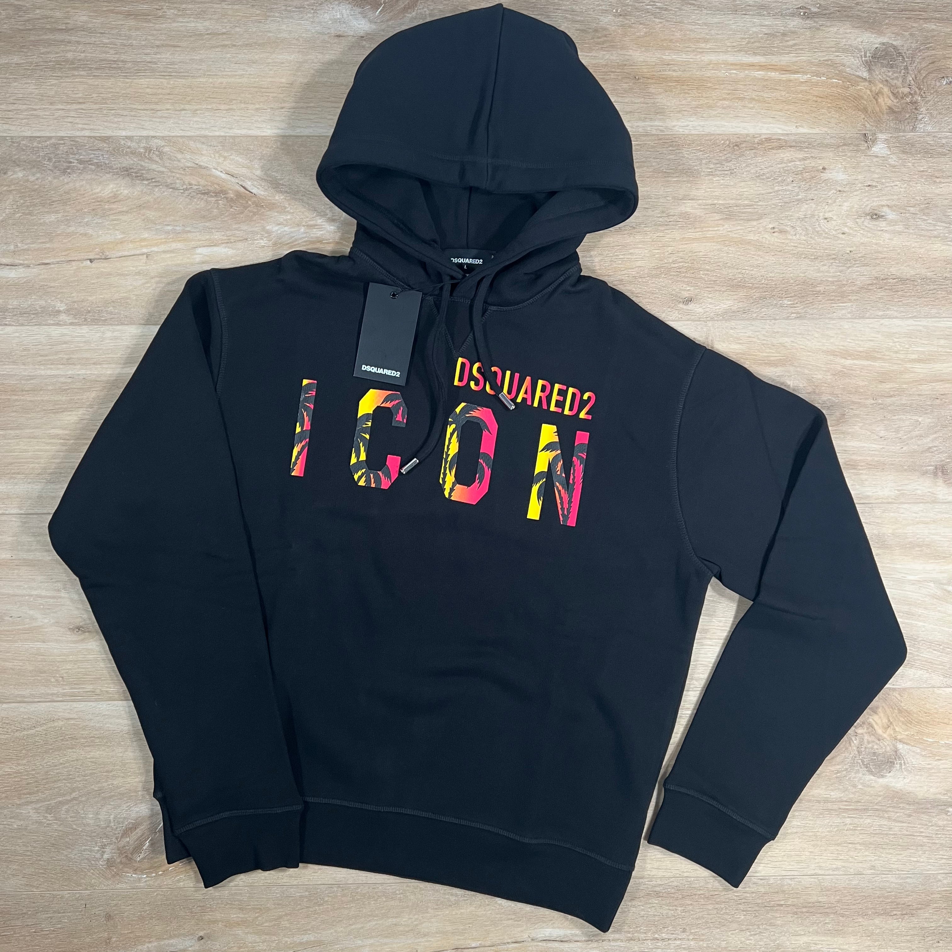 Dsquared2 Icon Sunset Hoodie in Black – LABEL MENSWEAR