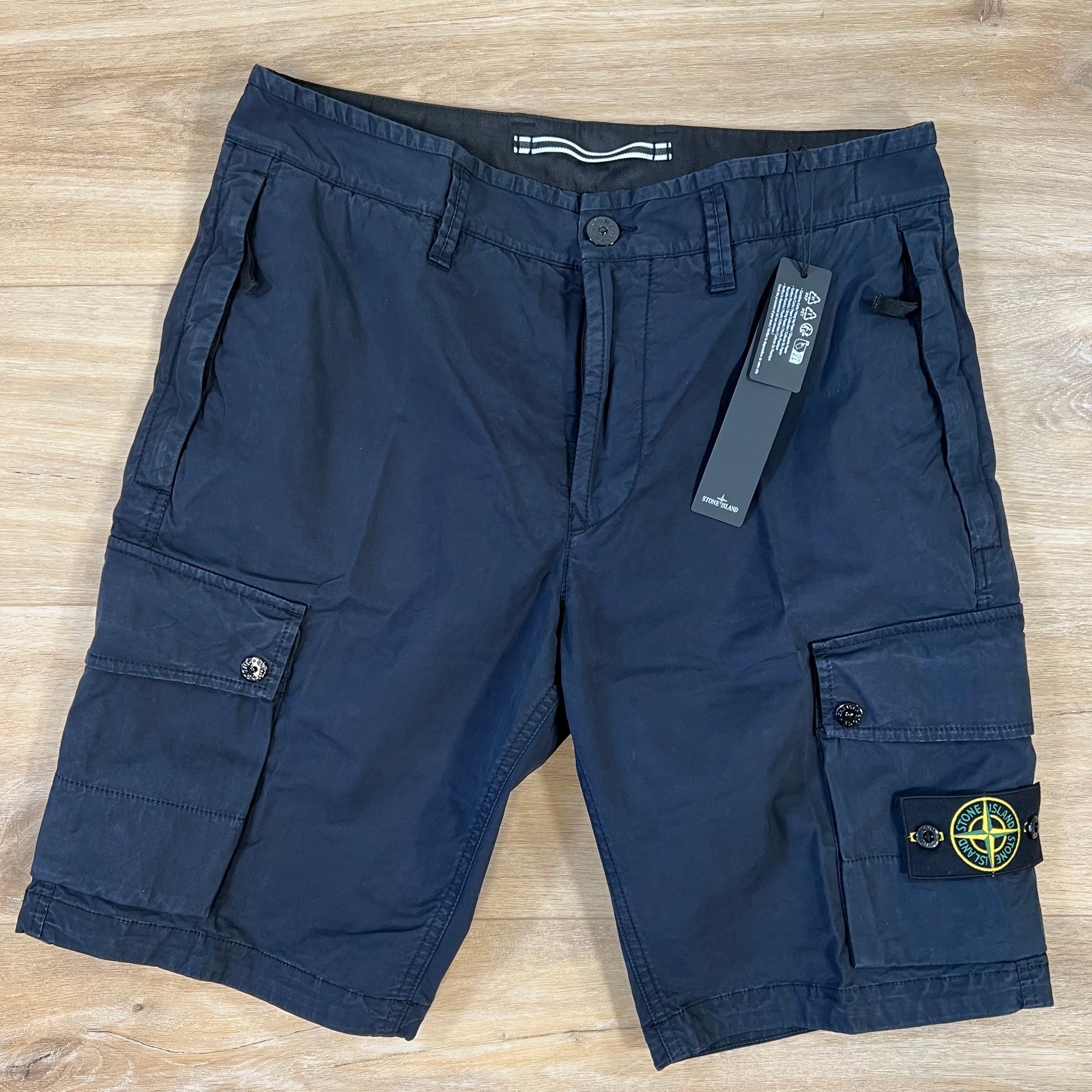 Stone island sales navy shorts