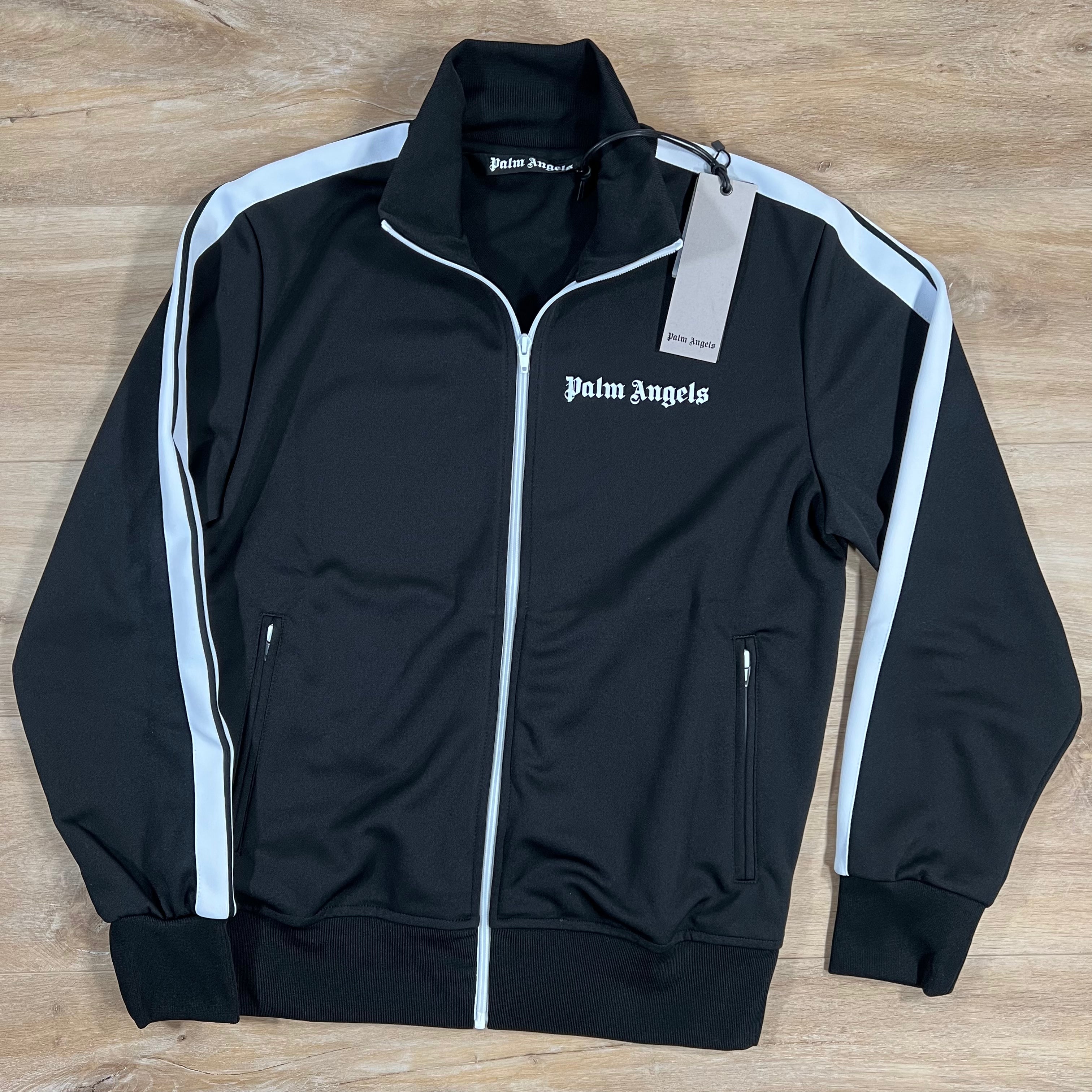 Palm angels tracksuit top black sale