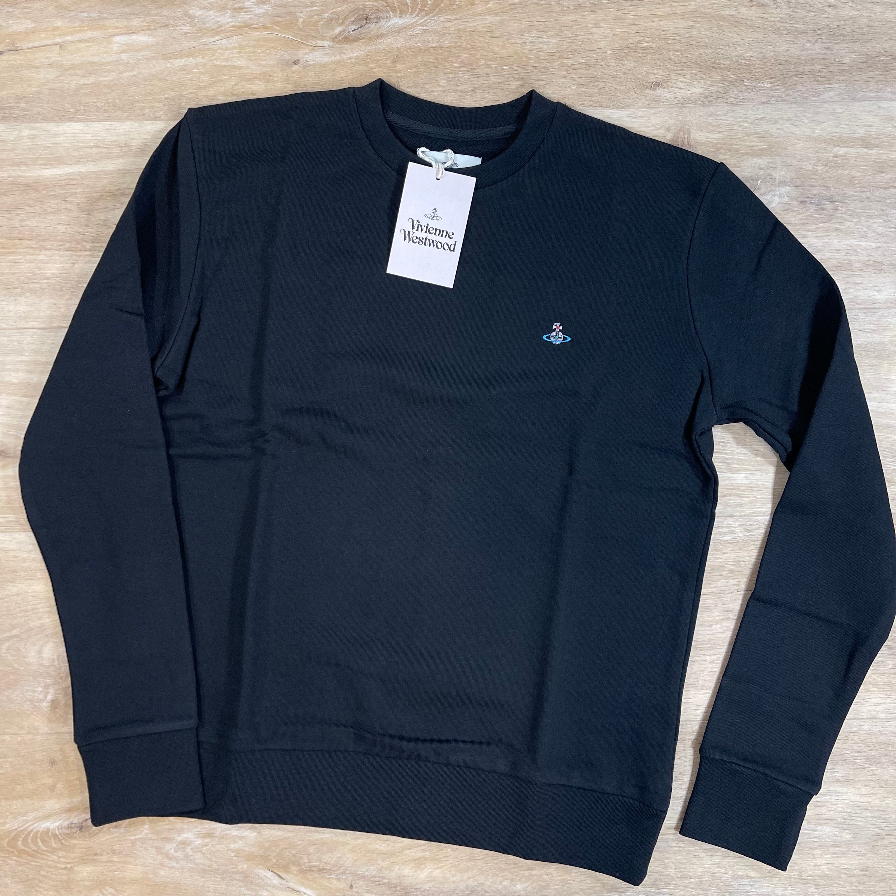 Vivienne Westwood Orb Sweatshirt in Black LABEL MENSWEAR