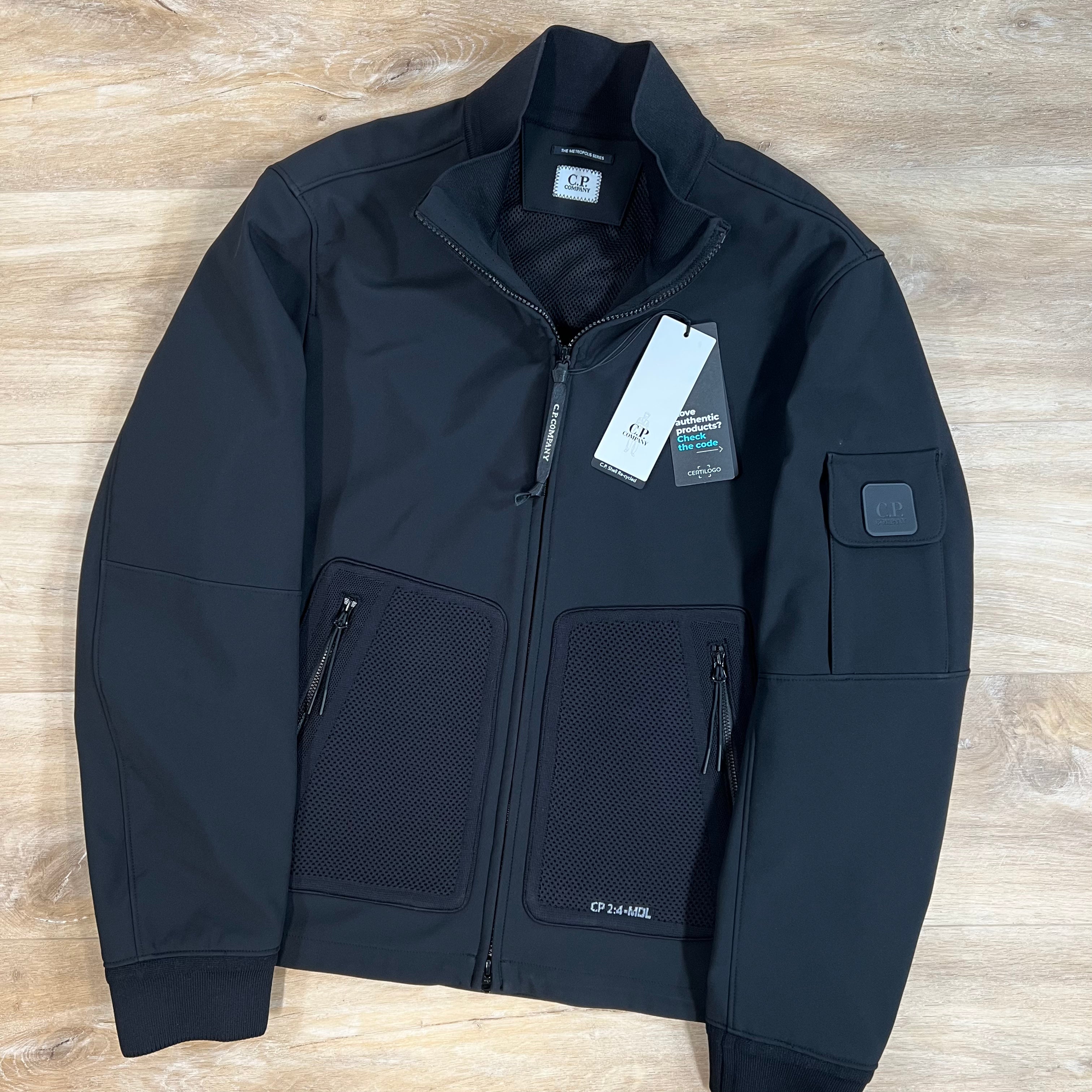 C.P. Company Metropolis Shell-R Jacket in Black