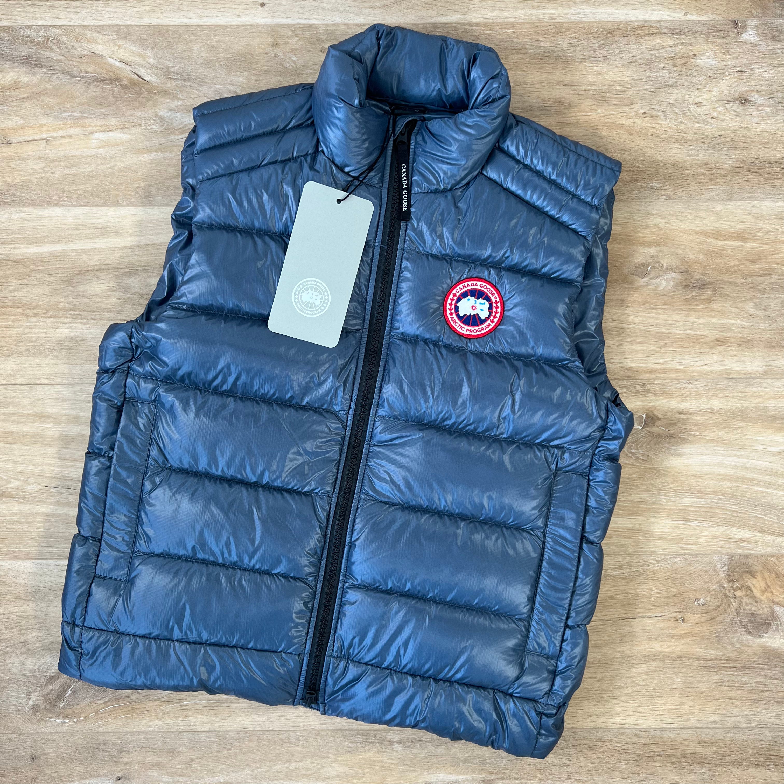 Canada Goose Crofton Gilet in Ozone Blue LABEL MENSWEAR