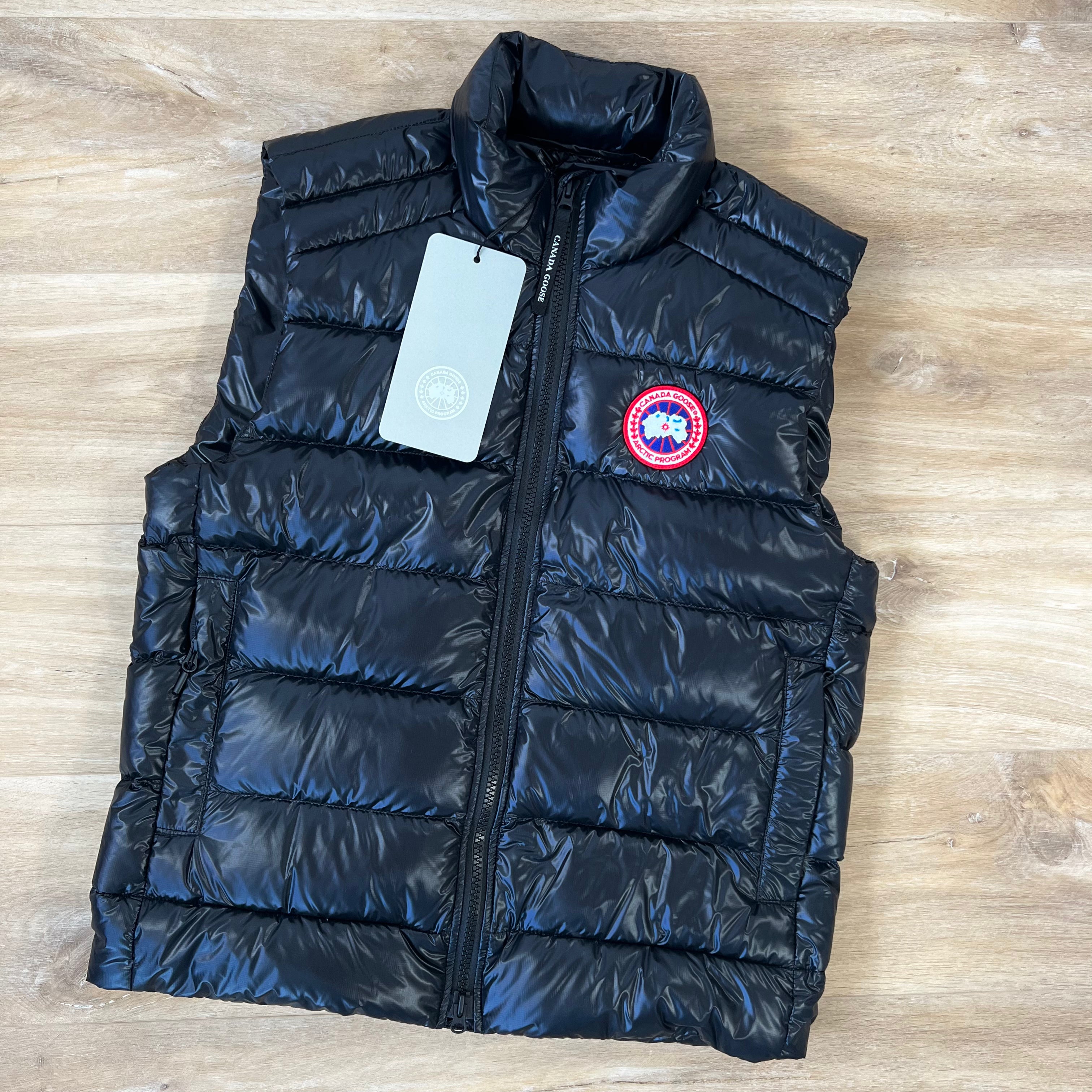 Canada goose black gilet sales