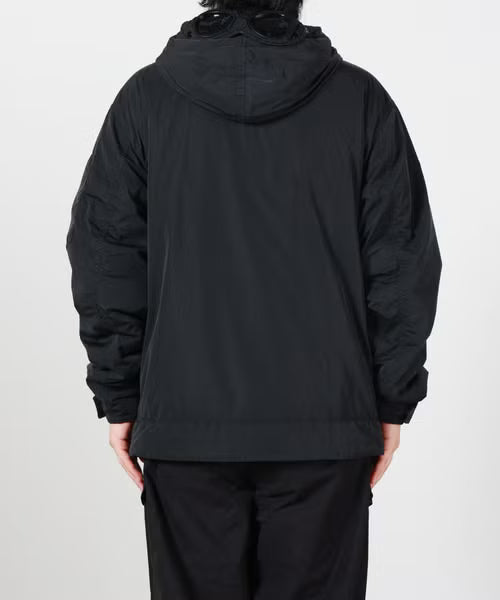 C.P. Company Heavy Chrome-R Padded Goggle Jacket in Black