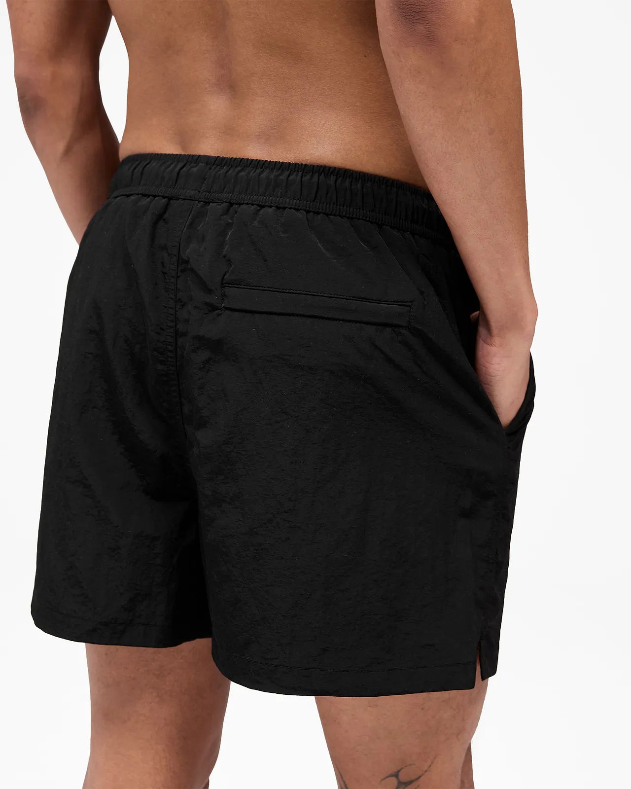 Represent Swim Short in Jet Black