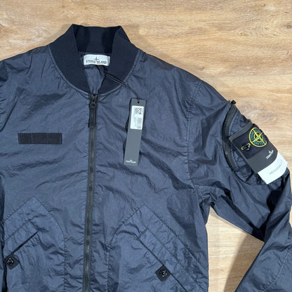 Stone Island Membrana 3L TC Bomber Jacket in Navy