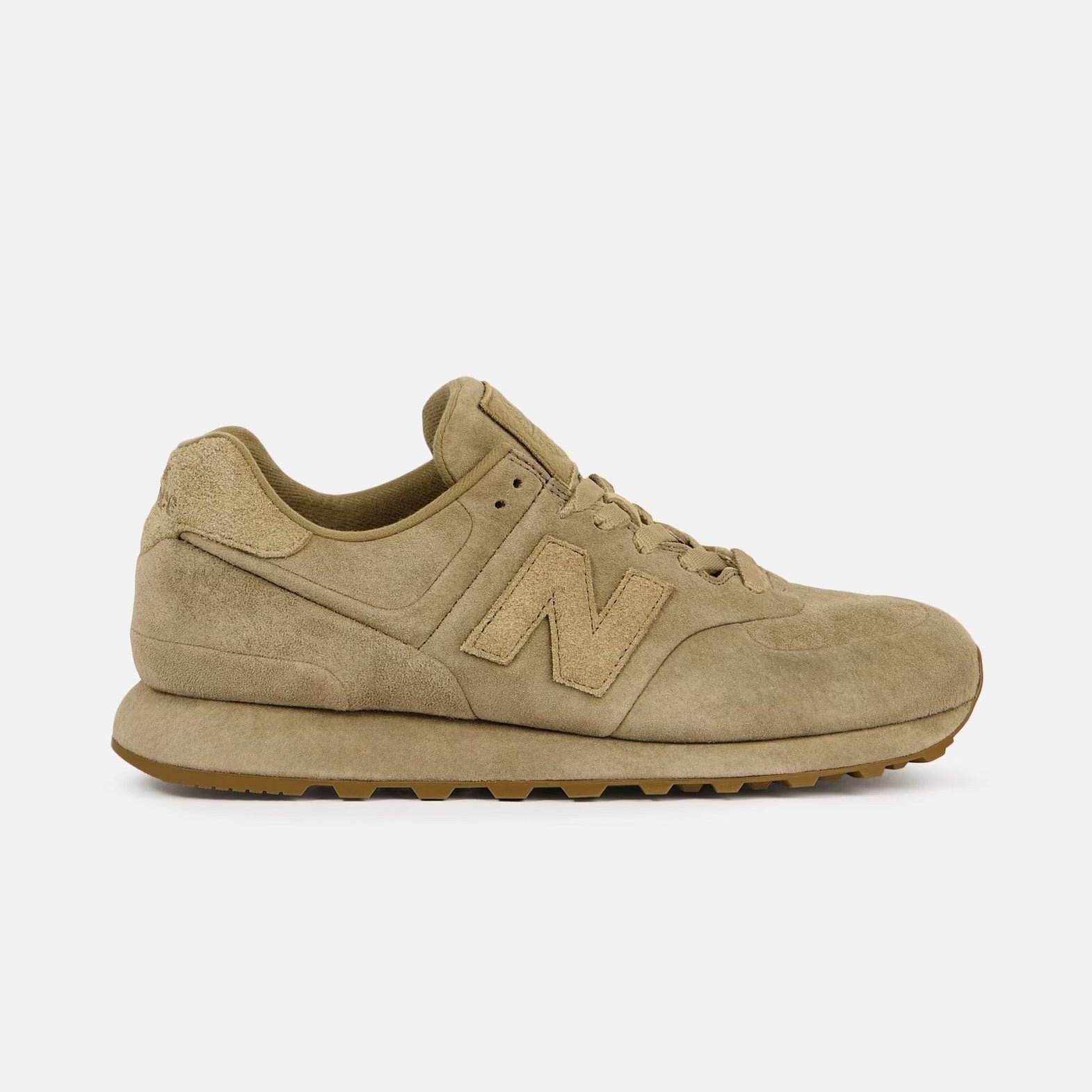 Stone Island | New Balance 574 Ghost Trainers in Dark Beige