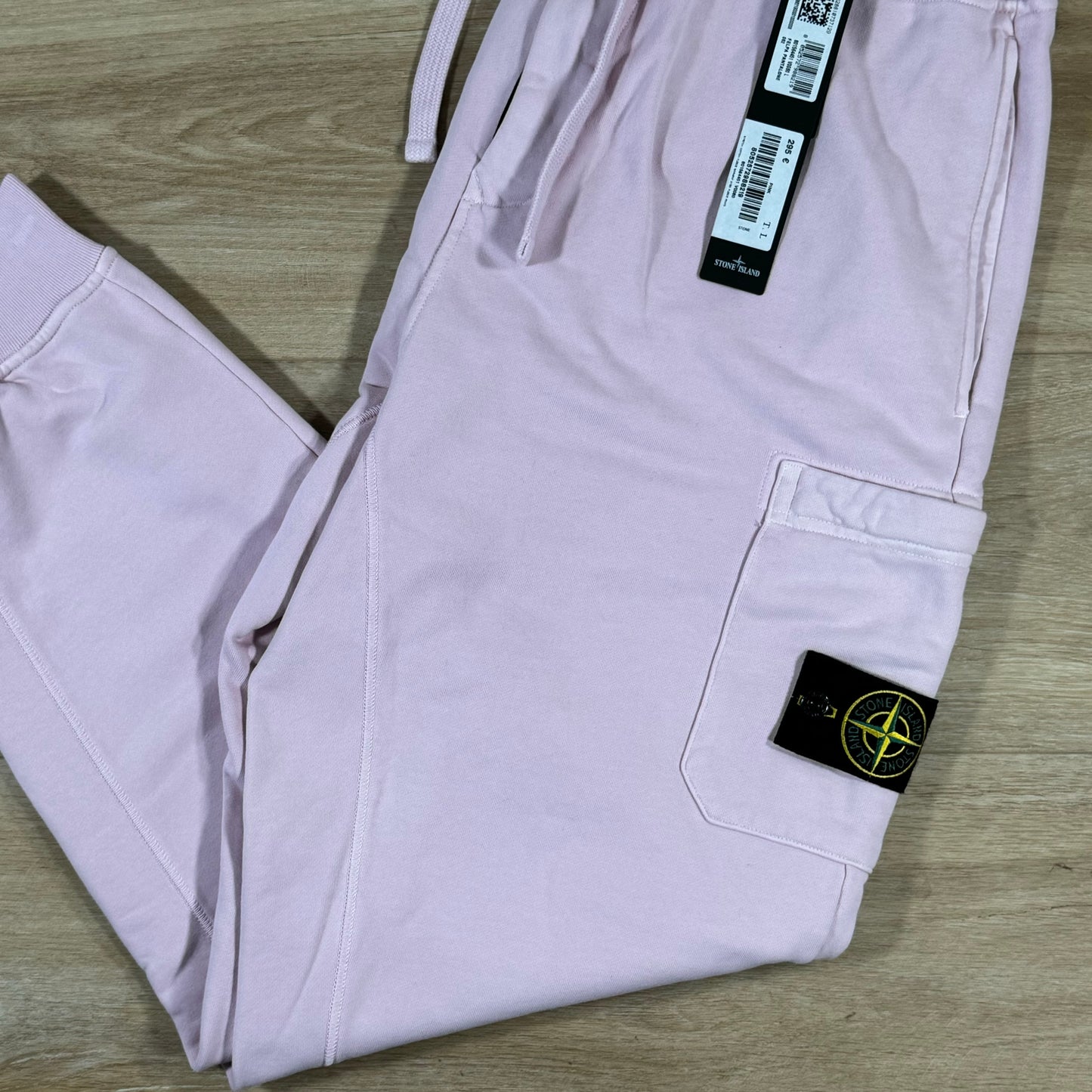 Stone Island Regular Fit Cargo Sweatpants in Pink