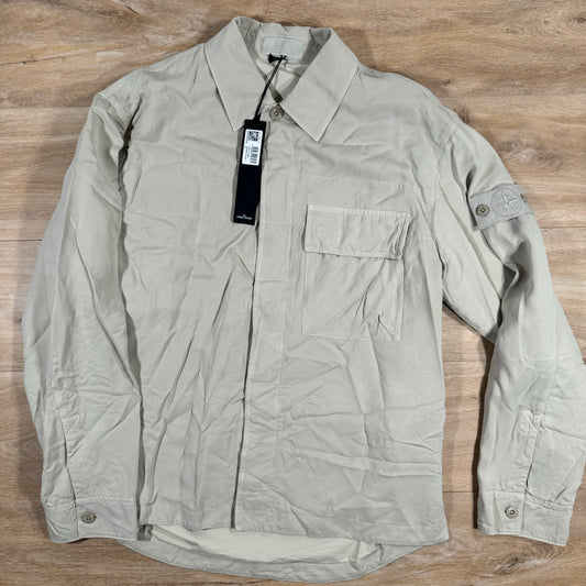 Stone Island Ghost Overshirt in Natural Beige