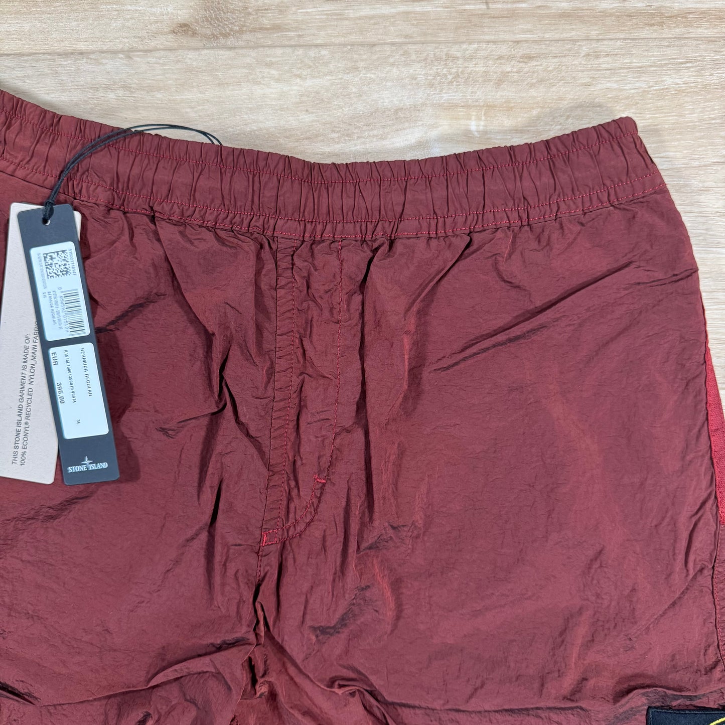 Stone Island Nylon Metal Bermuda Shorts in Copper