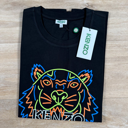 Kenzo Tiger Print T-Shirt in Black