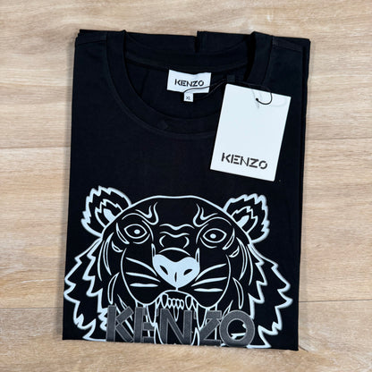 Kenzo Tiger Print T-Shirt in Black