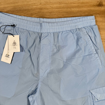 C.P. Company Chrome-R Cargo Shorts in Cerulean - Light Blue