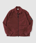 C.P. Company Chrome-R Chest Pocket Lens Overshirt in Andorra - Red