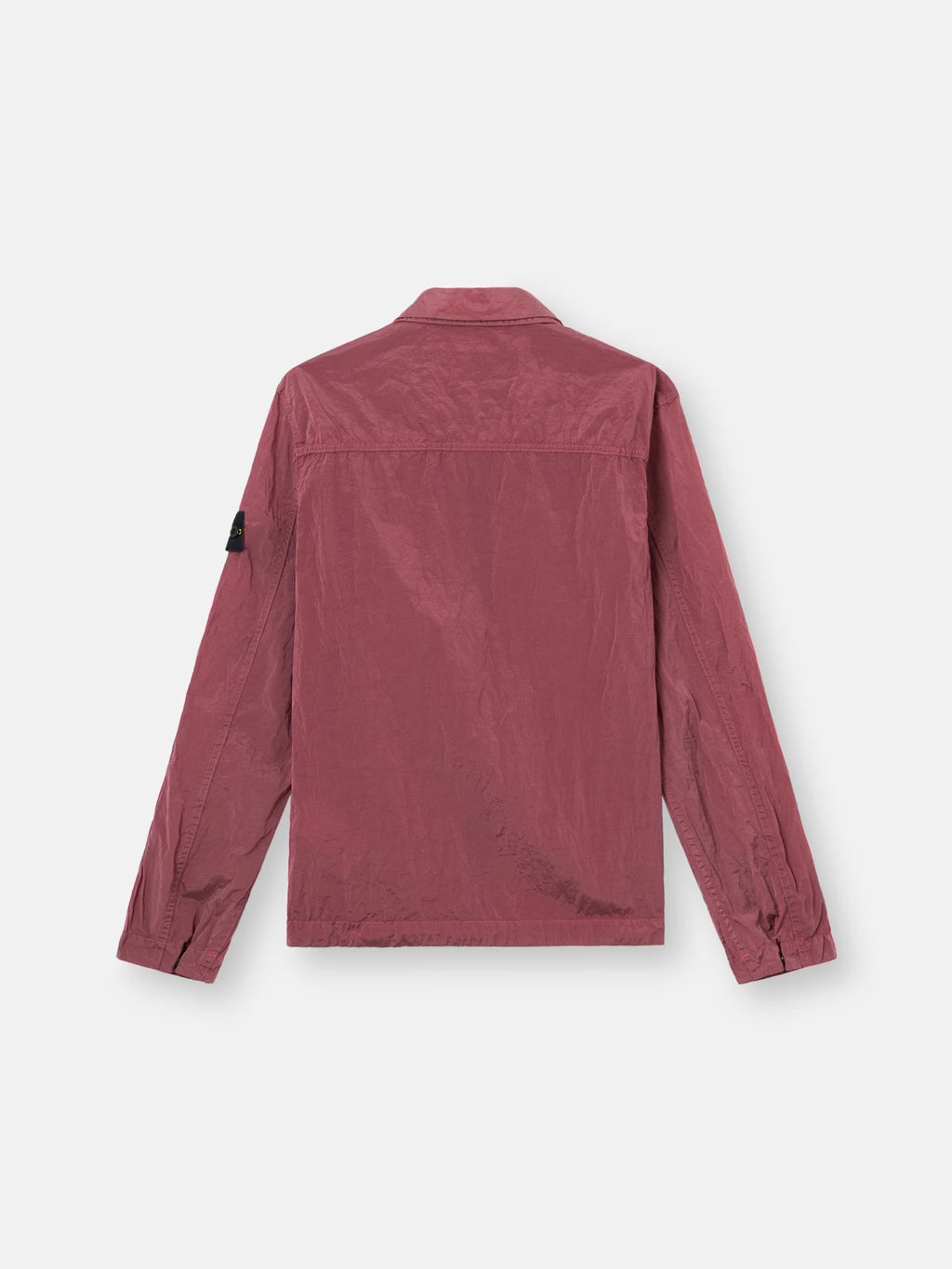 Stone Island Nylon Metal Chest Pocket Overshirt in Geranium