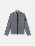 Stone Island Nylon Metal Chest Pocket Overshirt in Ash Grey