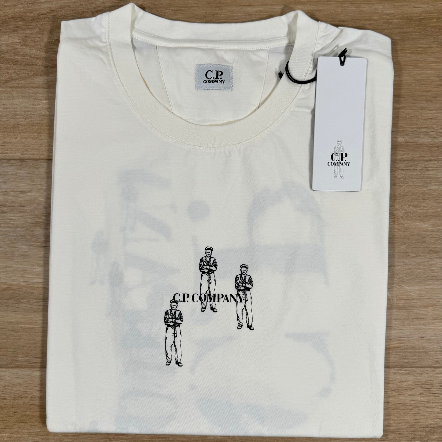 C.P. Company Relaxed Graphic T-Shirt in White