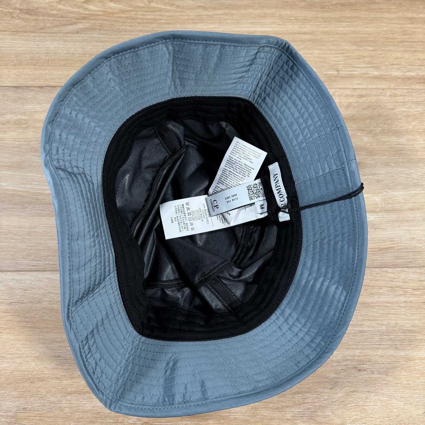 C.P. Company Chrome-R Lens Bucket Hat in Stormy Weather - Blue