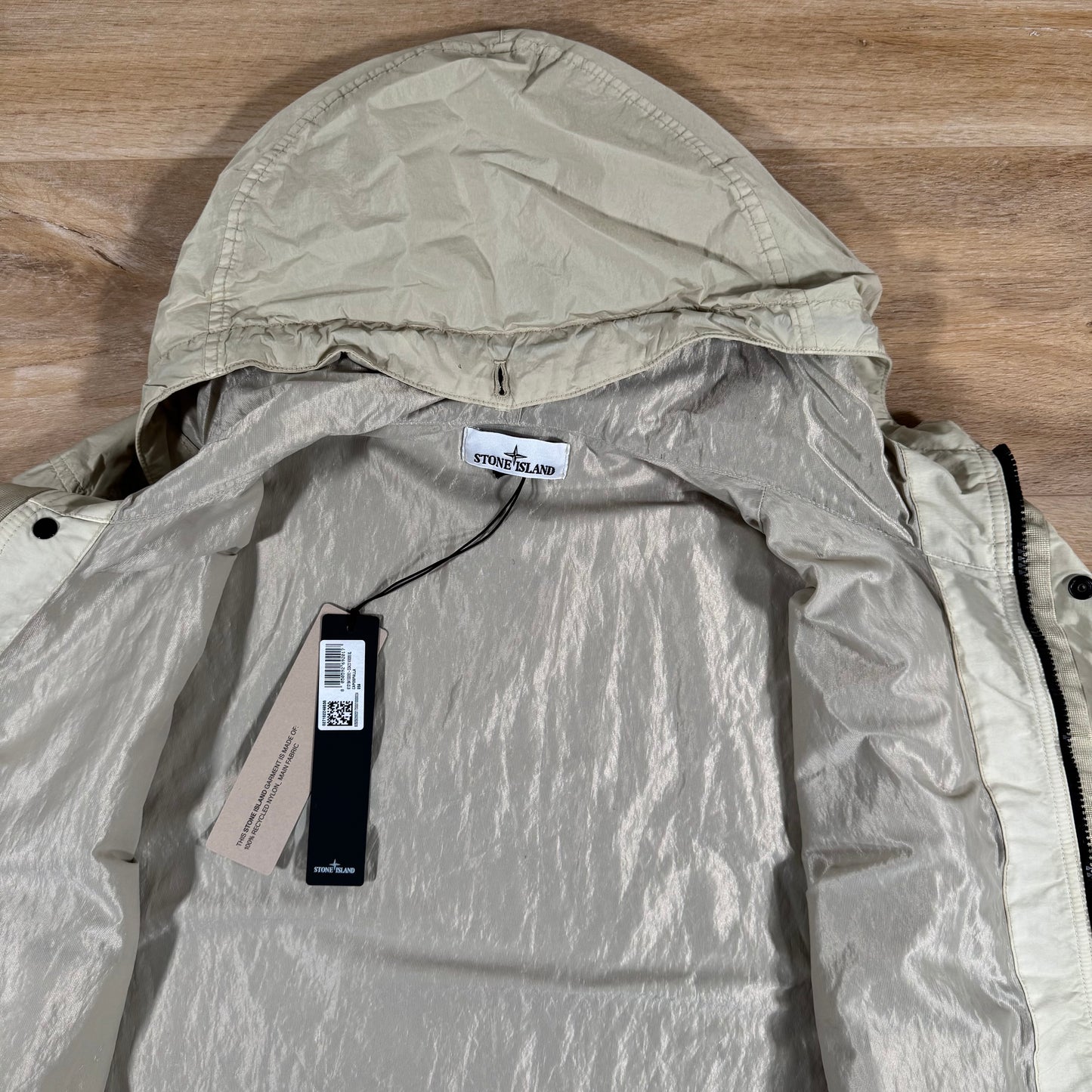 Stone Island Crinkle Reps R-NY Jacket in Sand