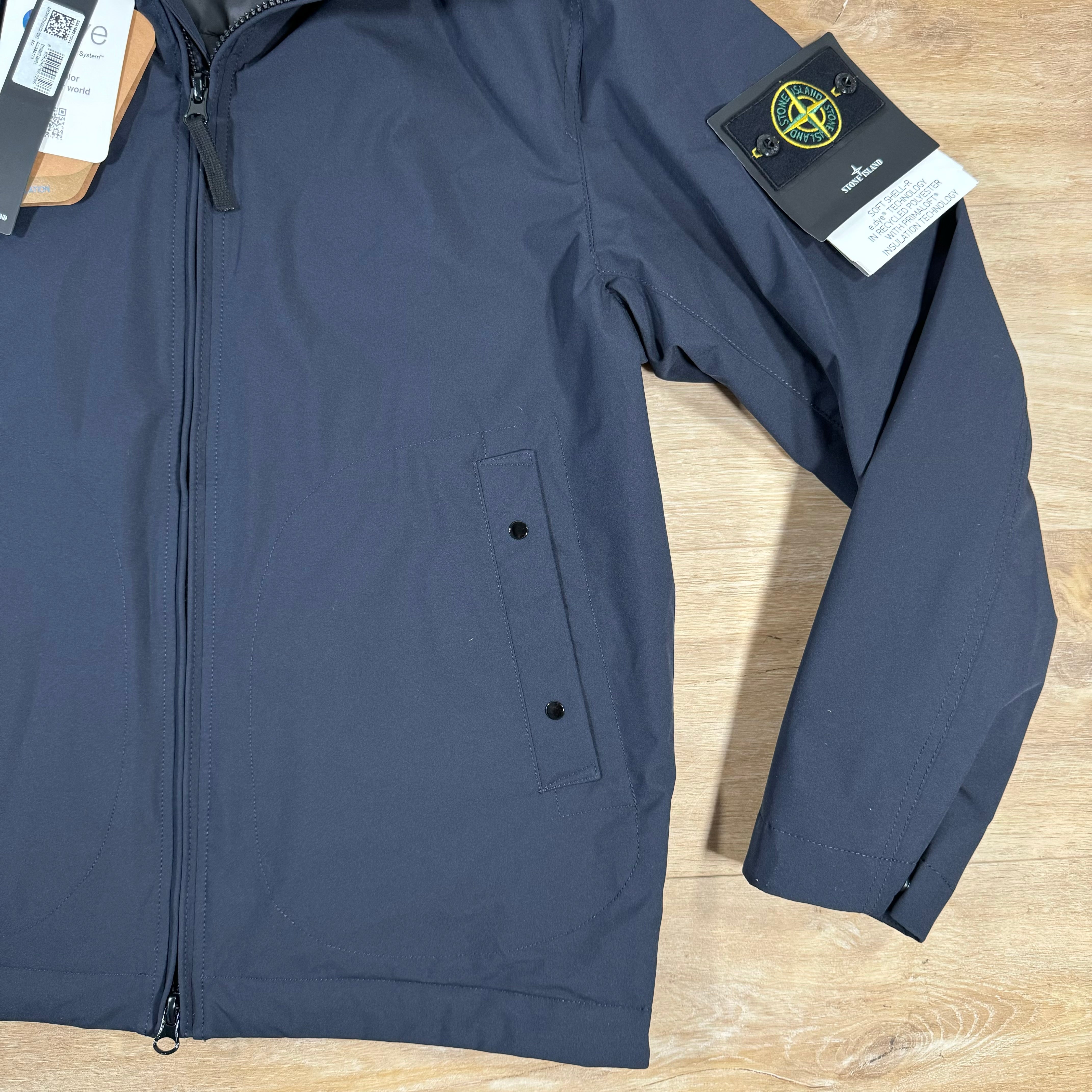 Stone island soft shell navy deals