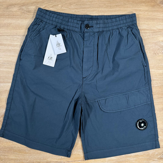 C.P. Company 50 Fili Stretch Cargo Shorts in India Ink