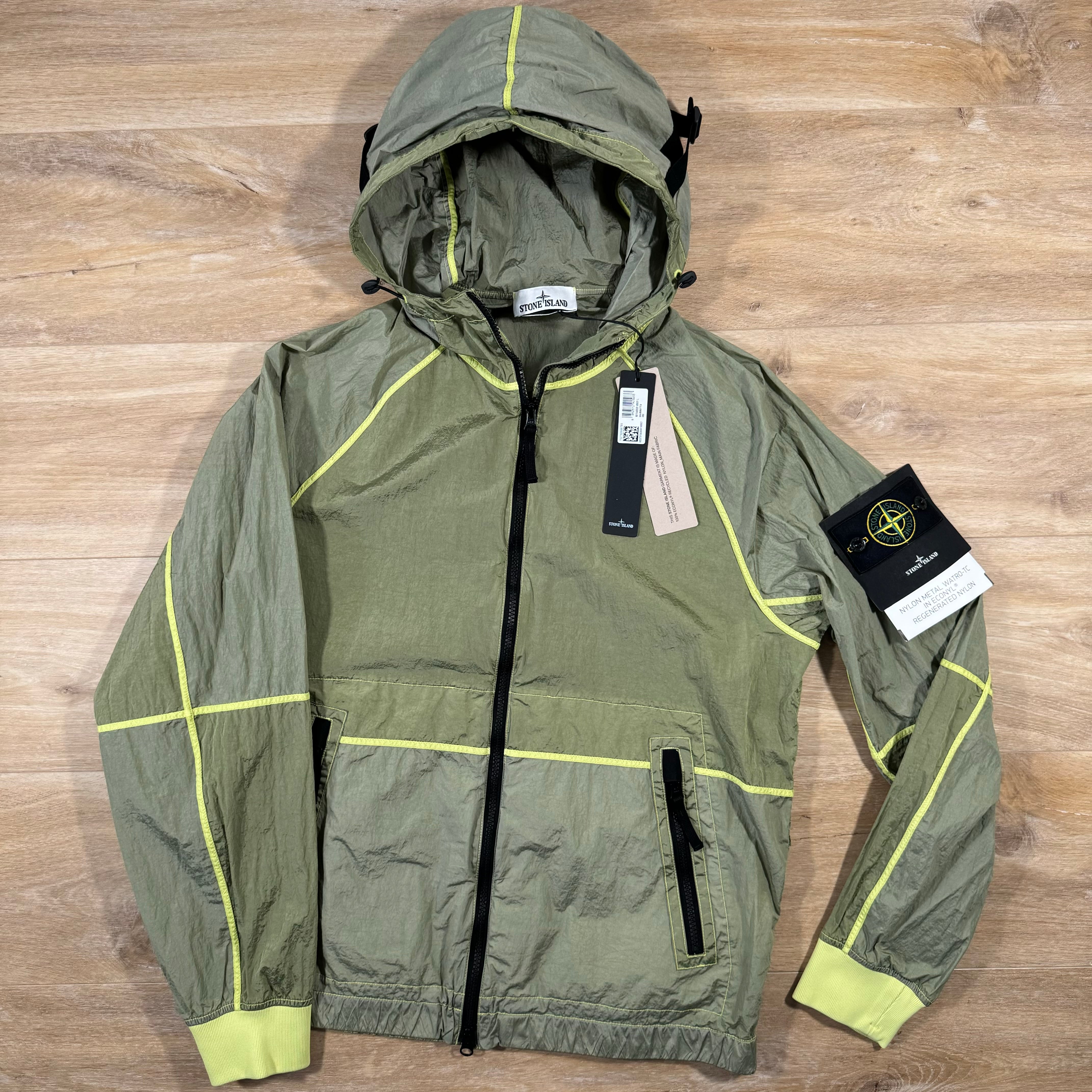 Metallic stone island jacket hotsell