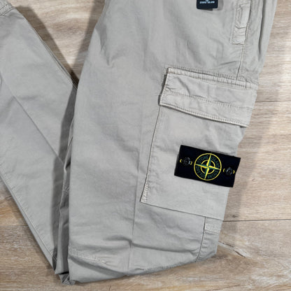 Stone Island Supima Twill Stretch-TC Cargo Trousers in Desert